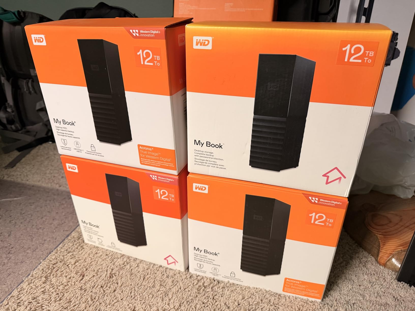 Western Digital 8TB My Book Desktop External Hard Drive, USB 3.0, External HDD with Password Protection and Backup Software - WDBBGB0080HBK-NESN customer photo 1