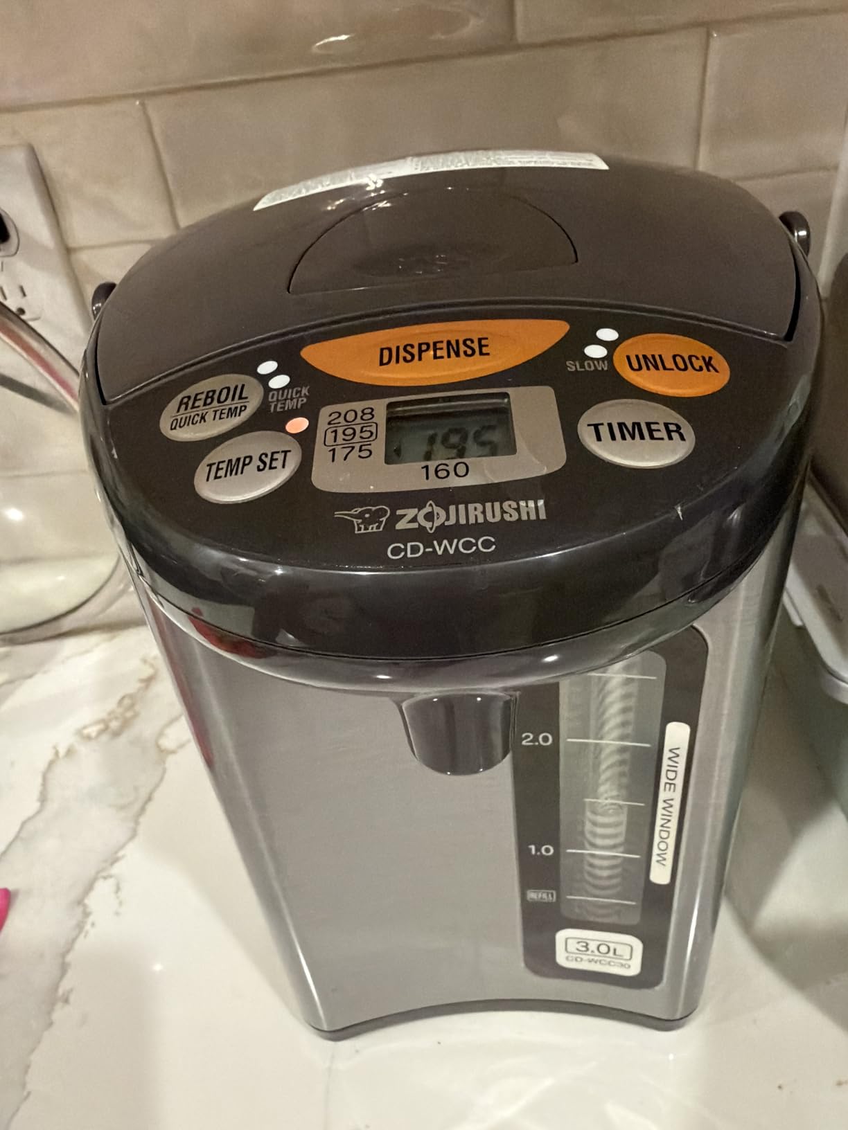 Zojirushi Micom Water Boiler and Warmer (135 oz. / 4L, Silver) customer photo 2