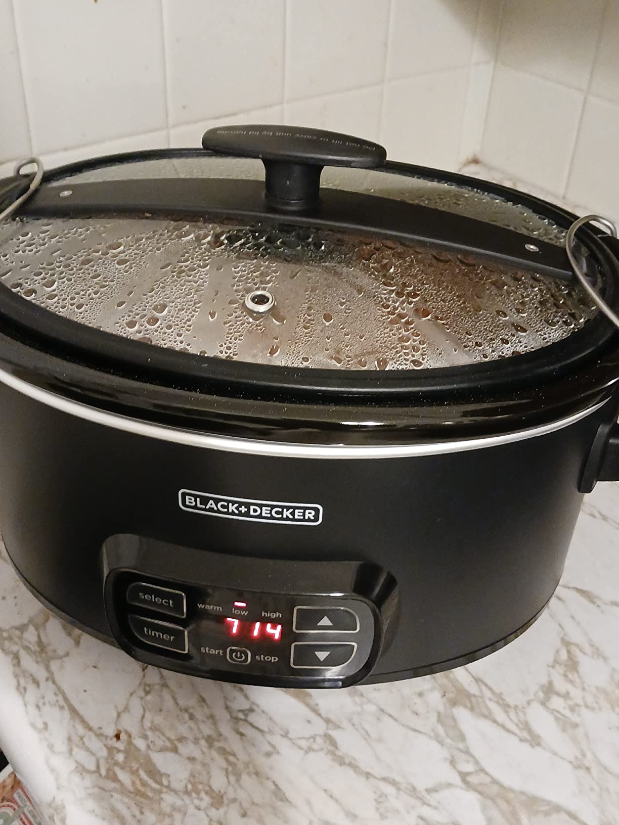 BLACK+DECKER 7-Quart Chalkboard Slow Cooker customer photo 2