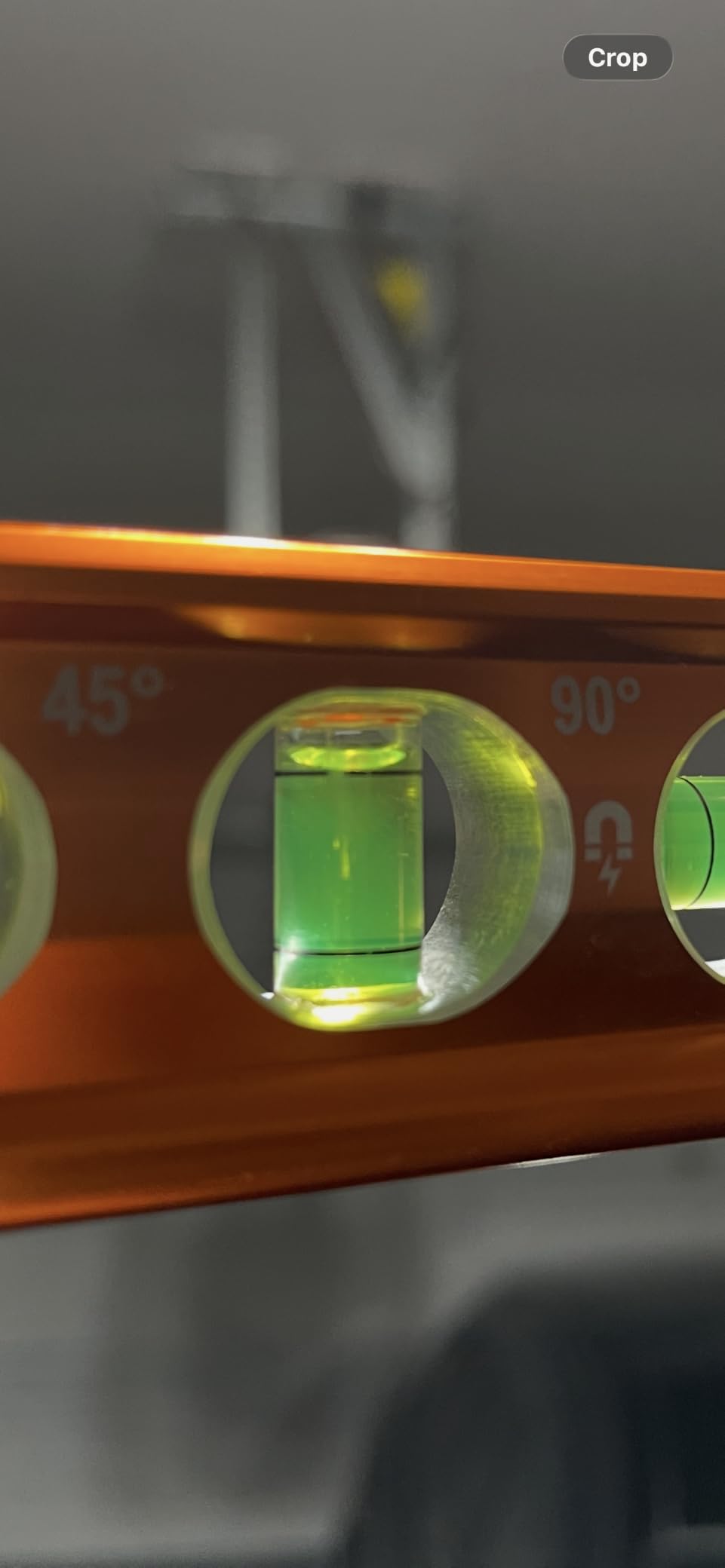Klein Tools 935AB4V Level, 6-Inch Magnetic Torpedo and Conduit Level with 0/30/45/90 Degree Vials, V-Groove and Magnet Track, High Visibility Orange customer photo 1