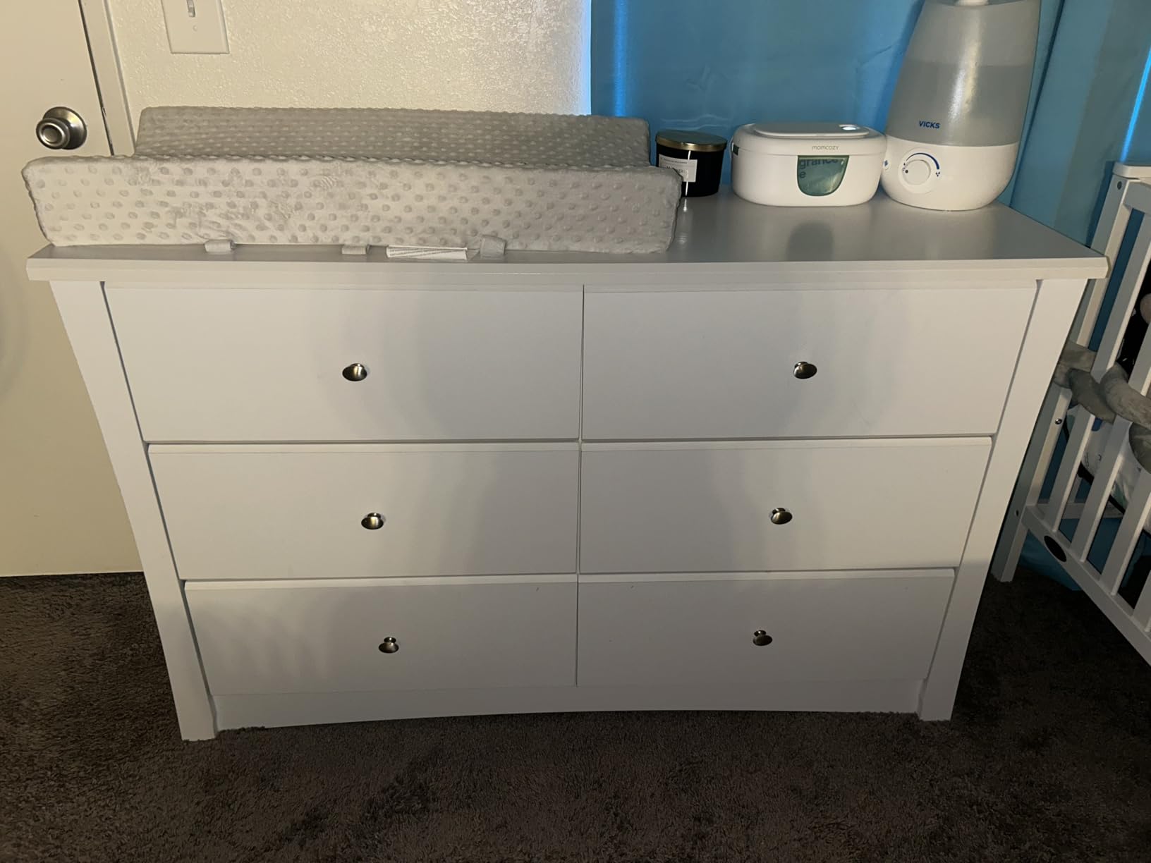Storkcraft Crescent 6-Drawer Dresser, White customer photo 1