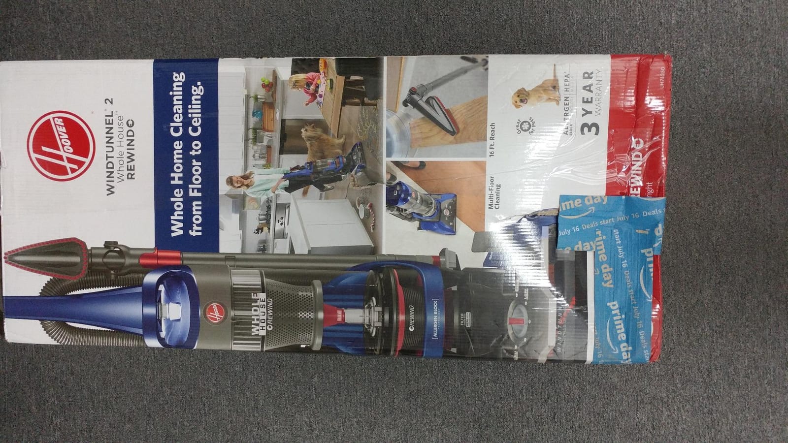 Hoover WindTunnel 2 Whole House Rewind Bagless Vacuum Cleaner customer photo 1