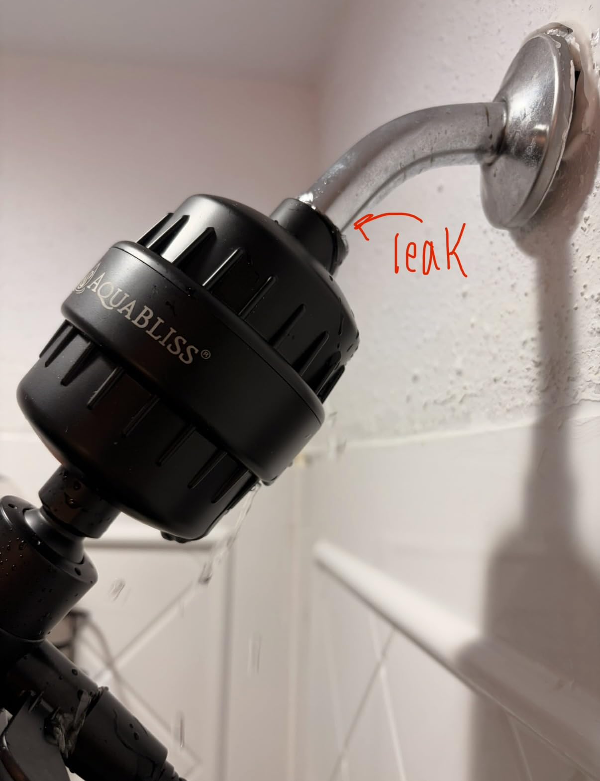 Aquabliss High Output Revitalizing Shower Filter - Reduces Dry Itchy Skin, Dandruff, Eczema, and Dramatically Improves The Condition of Your Skin, Hair and Nails - Chrome (SF100) customer photo 2