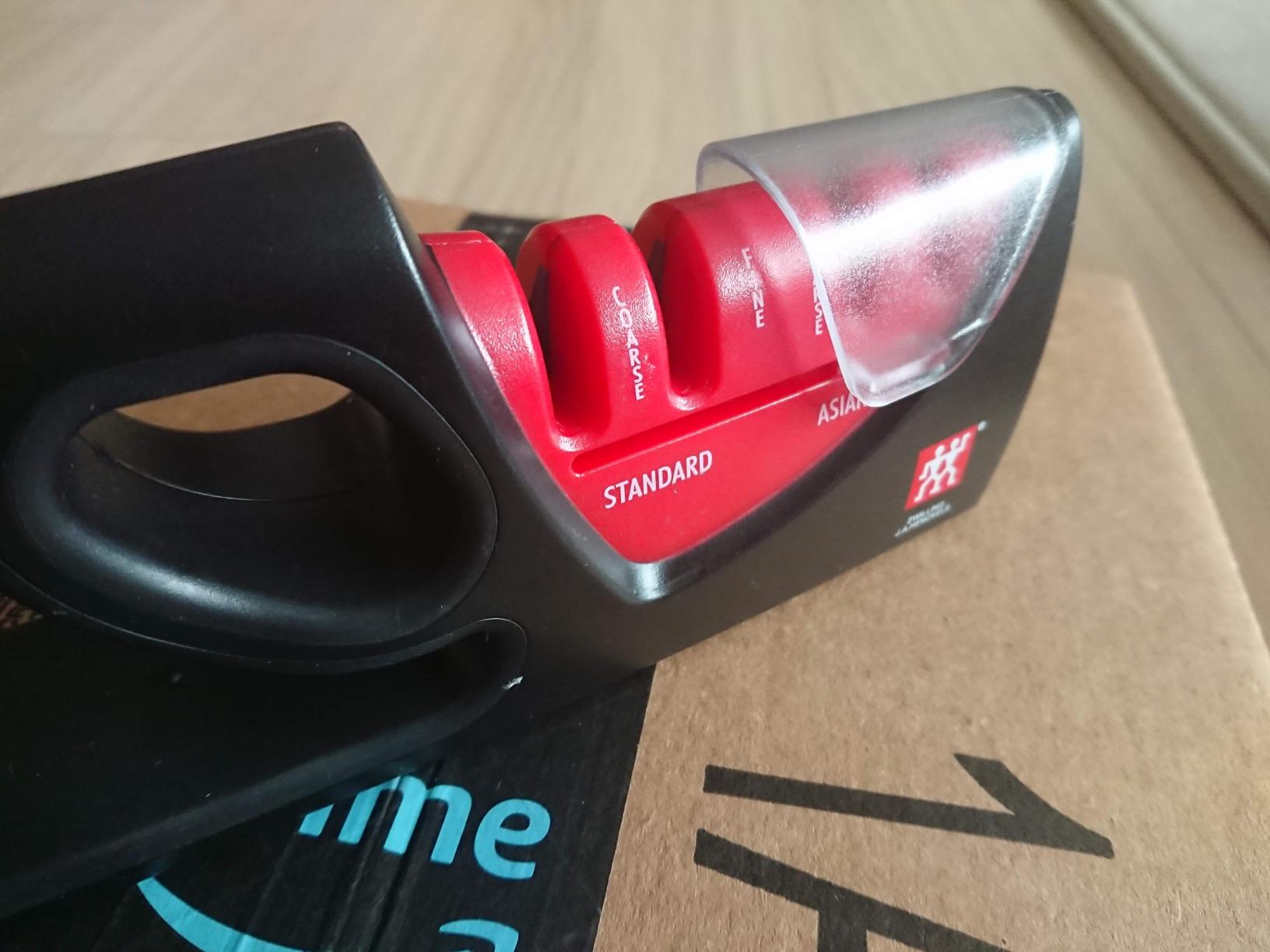 Zwilling 4-Stage Ultra-Sharp Knife Sharpener, Easy to Use Safe No Slip Base customer photo 2