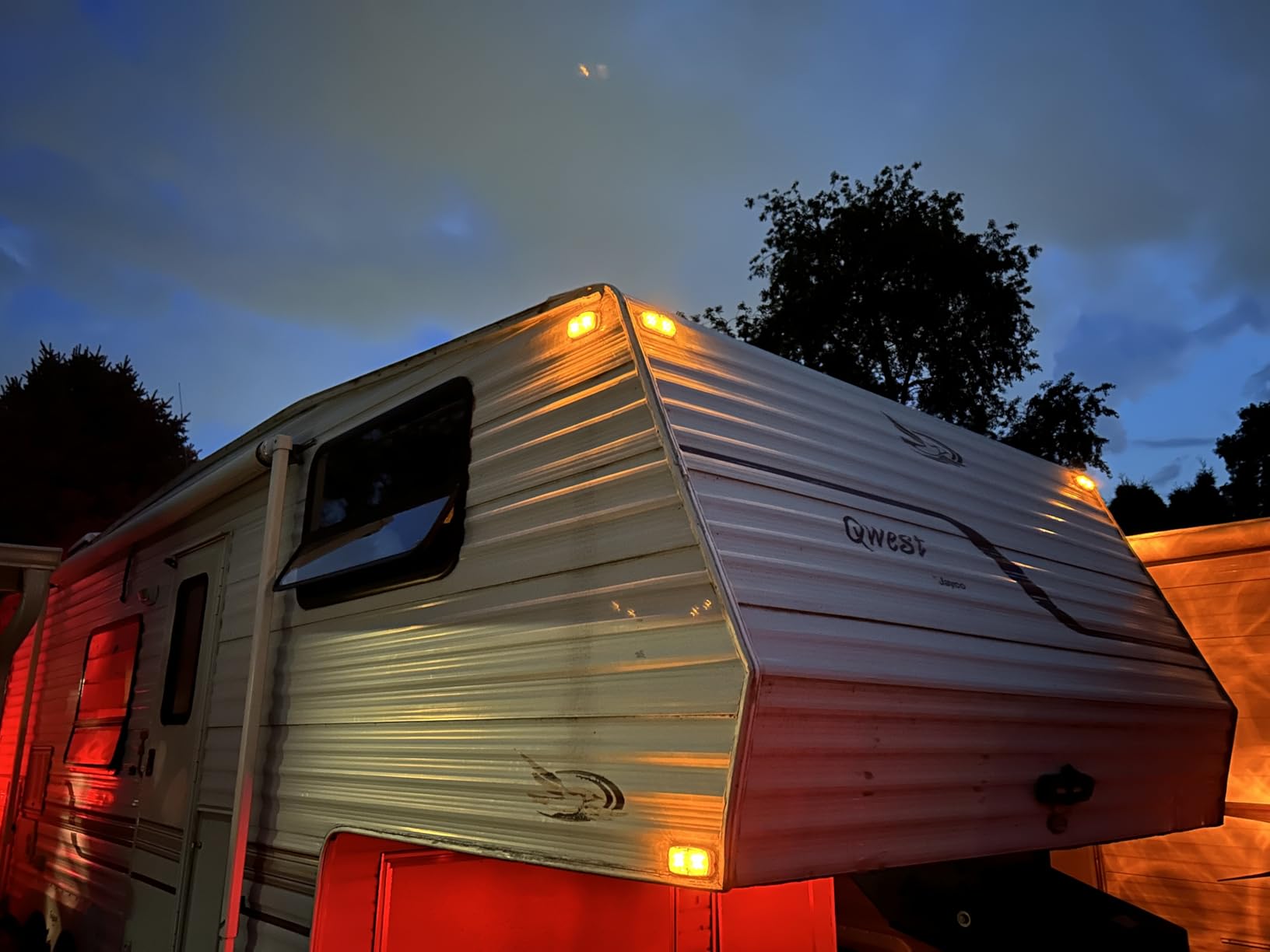 Partsam 14x Trailer RV Marker LED Light Double Bullseye 10 Diodes Clearance Light Red/Amber,[DOT Approved] 4x2 Tiger Eye/Double Bubble 12V Rectangular LED Side Marker Light Surface Mount Camper Truck customer photo 2