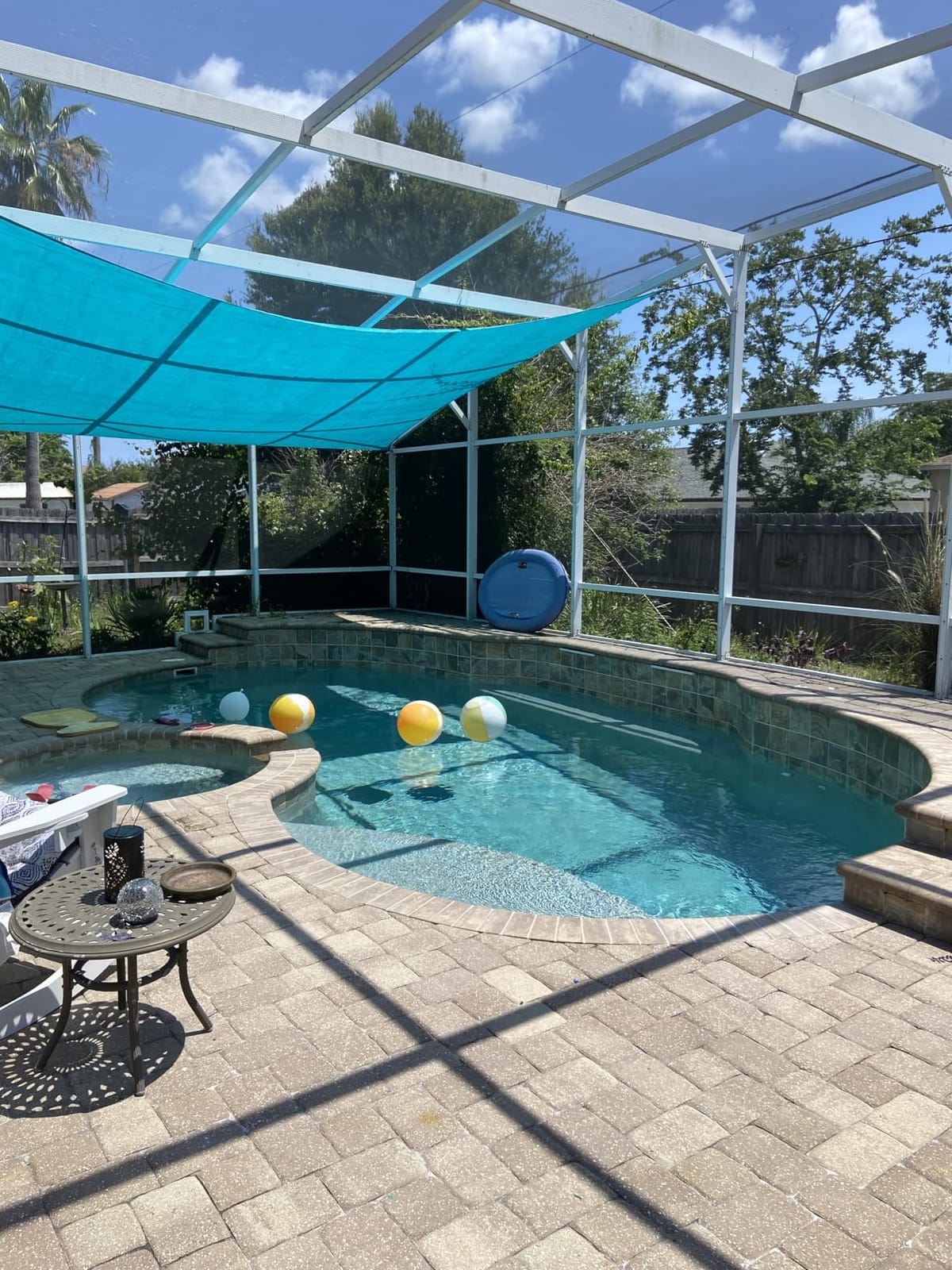 Windscreen4less 10' x 15' Sun Shade Sail Rectangle Outdoor Canopy Cover UV Block for Backyard Porch Pergola Deck Garden Patio (Beige) customer photo 2
