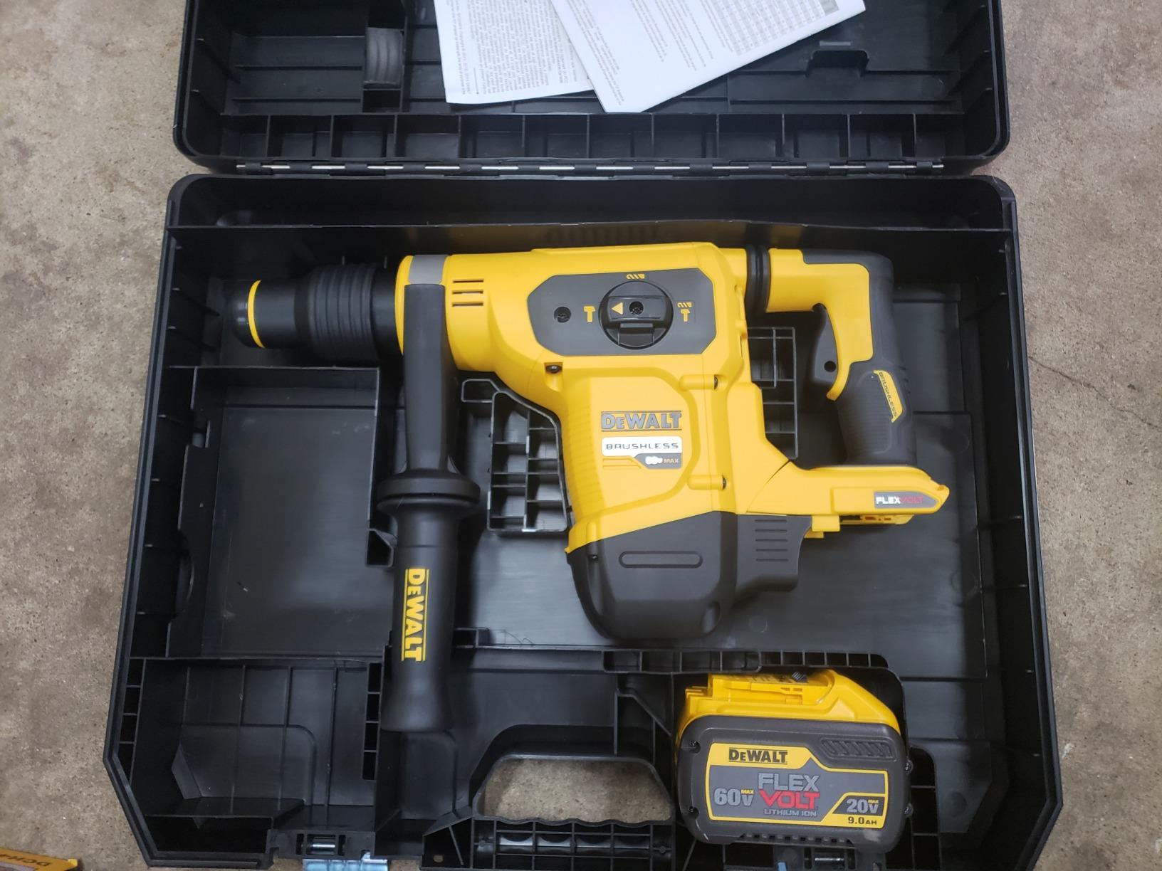 DEWALT 60V MAX Cordless Hammer Drill Kit, 1-9/16 in., (2) FLEXVOLT Batteries & Charger Included (DCH481X2) customer photo 1