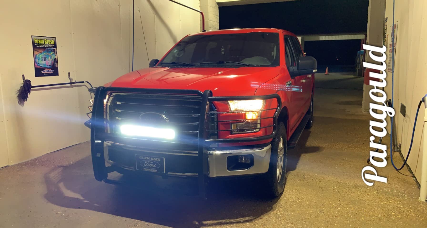 Black Horse Grille brush Bumper Guard Modular Black Compatible with 2015-2023 Ford F-150-17FP32MA customer photo 1
