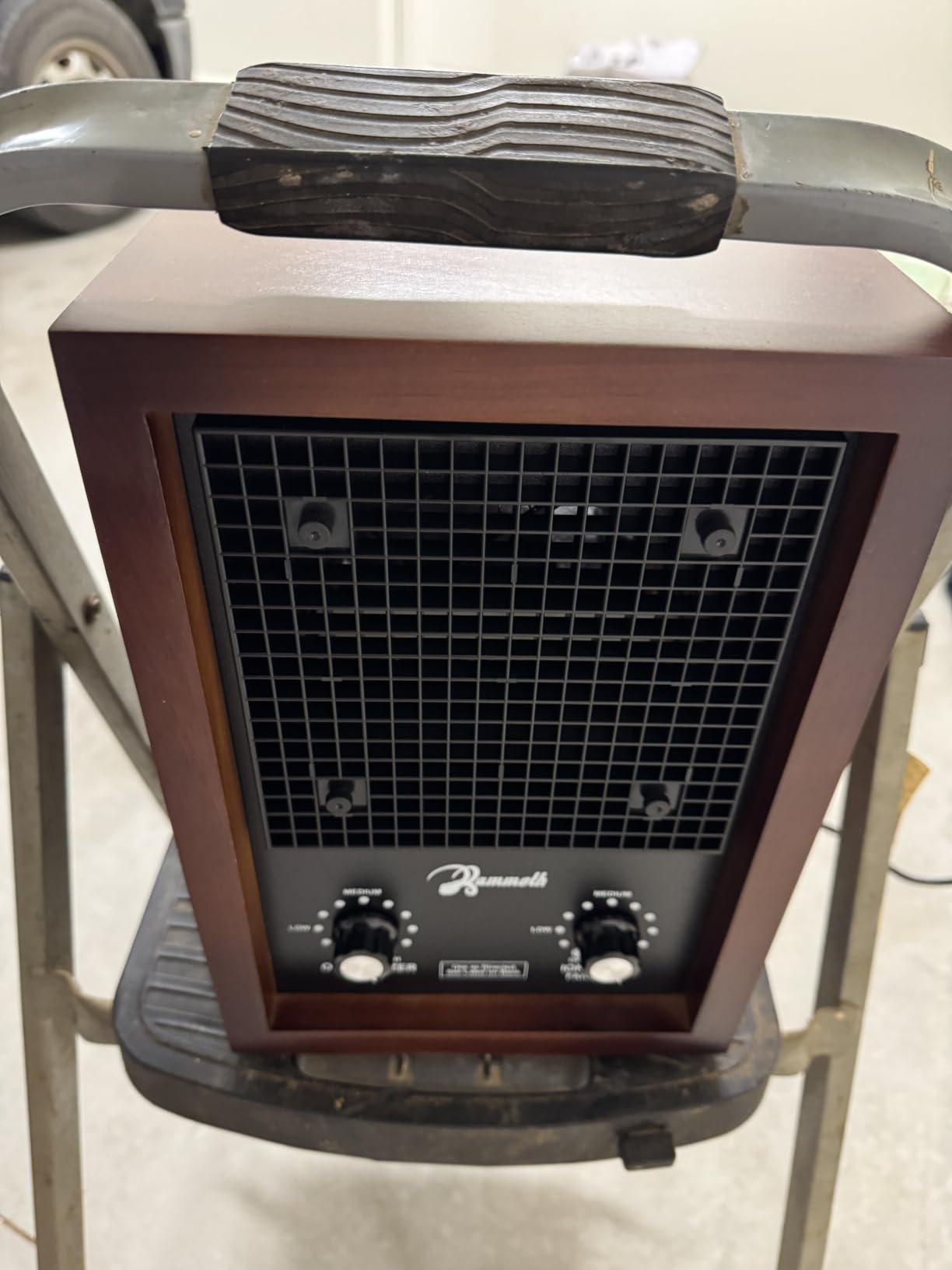 Mammoth Ion and Ozone Generator 3000 mg/hour, Adjustable up to 3,500 SqFt Ionizer & Deodorizer Ozone Odor Eliminator- Ozone Machine Wooden Design Ideal for Dust, Pollen, Pets & Smoke Smell customer photo 1