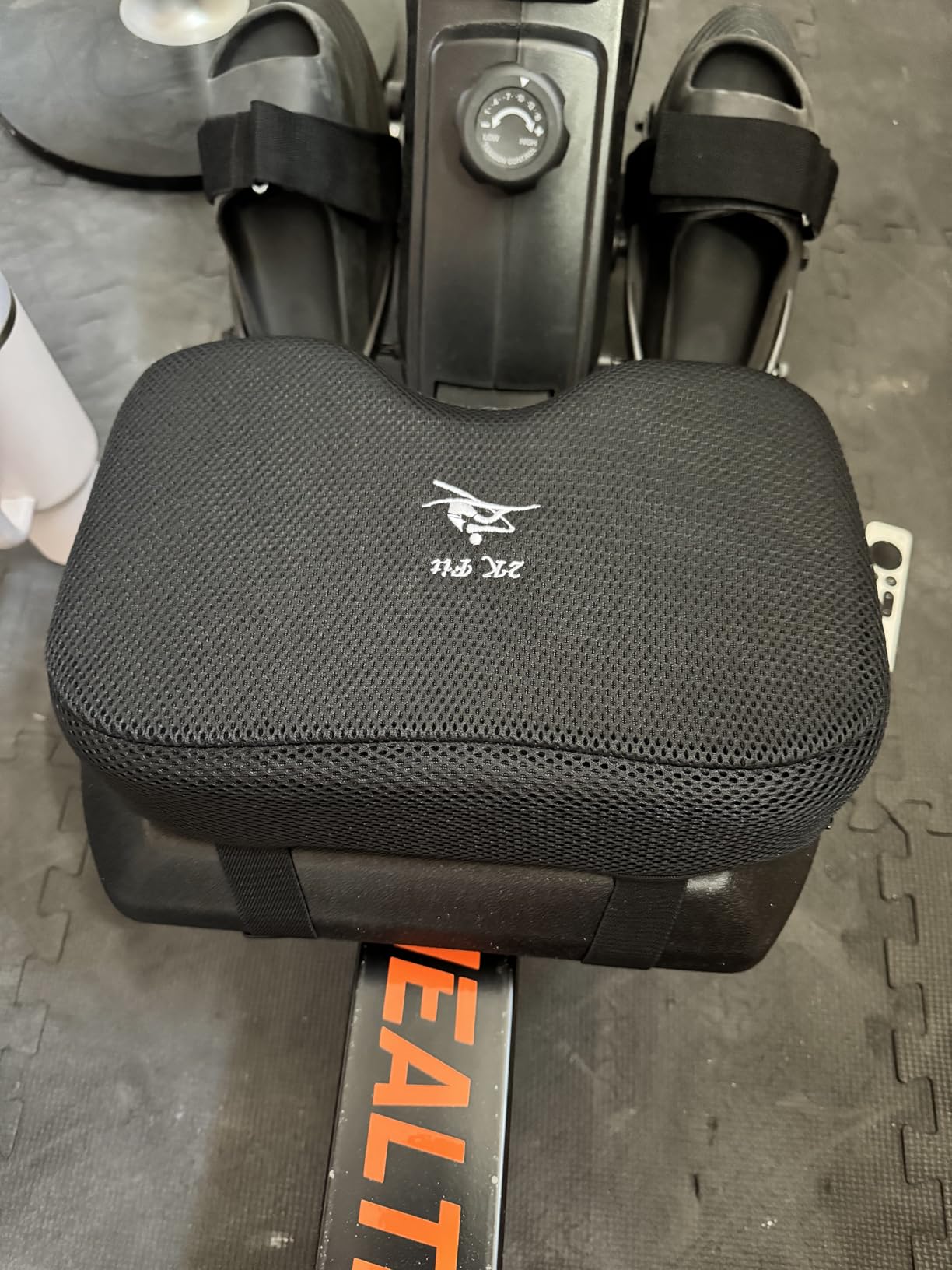 Rowing Machine Seat Cushion (Model 2) for the Concept 2 Rowing Machine with Custom Memory Foam, Washable Cover, and Straps- Concept 2 Rower, Recumbent Stationary Bike, WatterRower Seat Pad customer photo 2