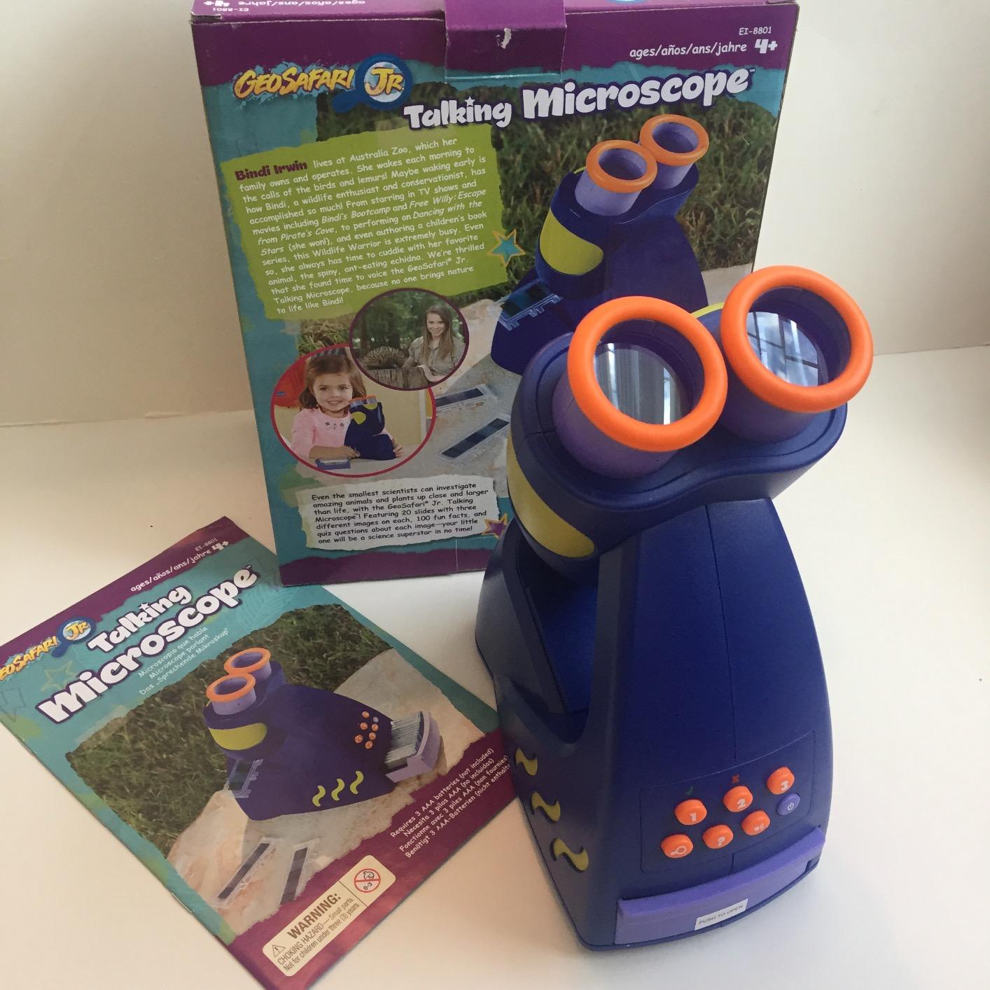 Educational Insights GeoSafari Talking Microscope - Kids Microscope Toy Featuring Bindi Irwin, Interactive STEM Toys and Science Kits for Kids 3-5, Preschool Science for Toddlers customer photo 1