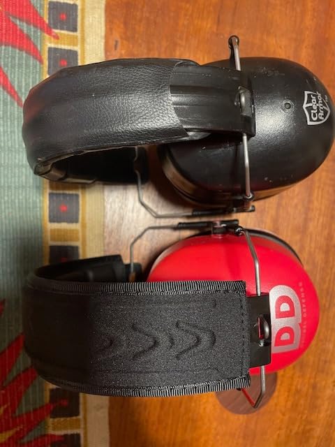 DECIBEL DEFENSE Ear Protection, 37 dB NRR Ear Muffs (HI-VIZ ORANGE) customer photo 2