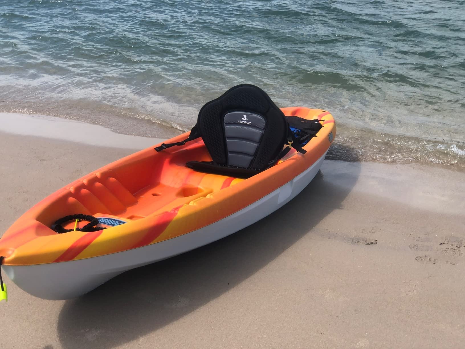 JAYEGT Kayak Seat Padded Deluxe High Back Canoe Seat with Back Support Adjustable Fishing Seat for Universal Sit with Detachable Kayak Backrest customer photo 1