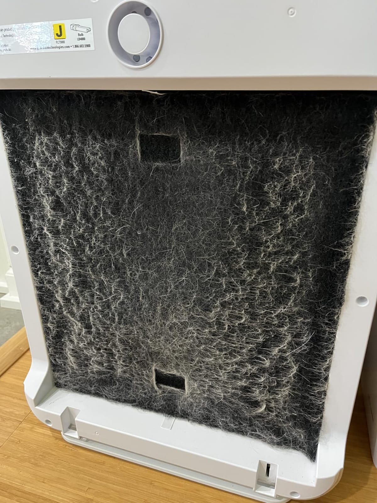 GermGuardian HEPA Air Purifier for Home, Large Rooms up to 1760 Sq. Ft. with HEPA Air Filter & UV-C Light, Zero Ozone Verified, AC5900WCA, White customer photo 2