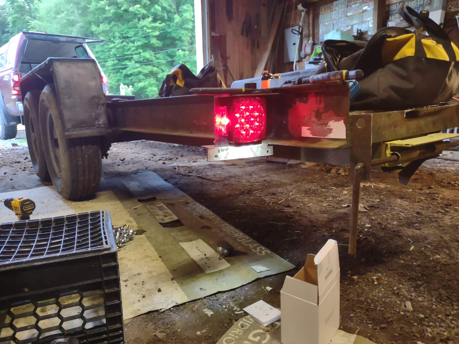 CZC AUTO 12V Submersible LED Trailer Tail Lights Left&Right Reverse Lights customer photo 1