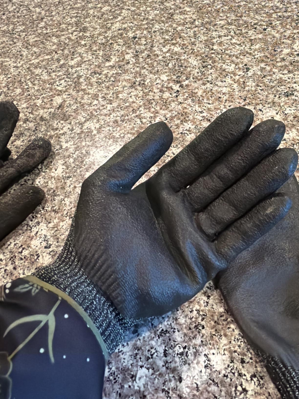 DEX FIT Level 5 Cut Resistant Gloves Cru553, 3D-Comfort Fit, Firm Grip, Thin & Lightweight, Touch-Screen Compatible, Durable, Breathable & Cool, Machine Washable; Grey L (9) 1 Pair customer photo 1