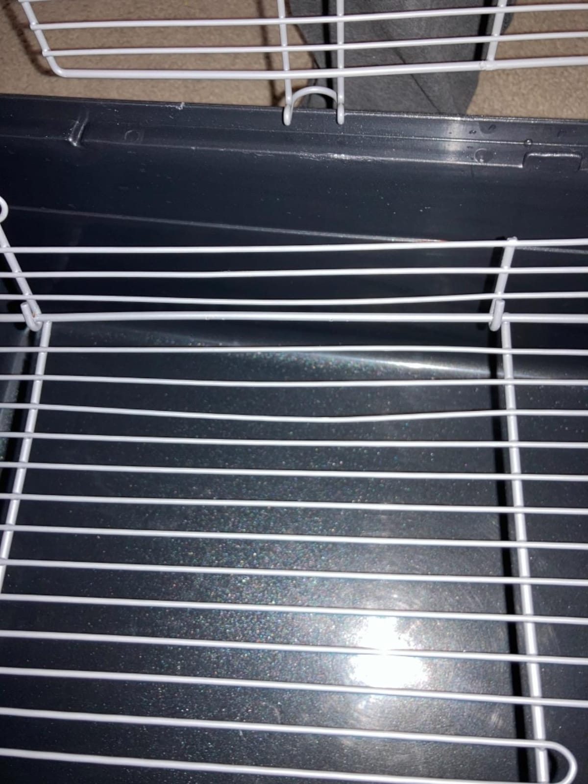 Prevue Pet Products Universal Small Animal Home - Small Animal Cage for Hamsters, Guinea Pigs, Ferrets, Dwarf Rabbits, Rats, Chinchillas, Hedgehogs, Indoor Use, Tight Wire Spacing - Gray customer photo 1