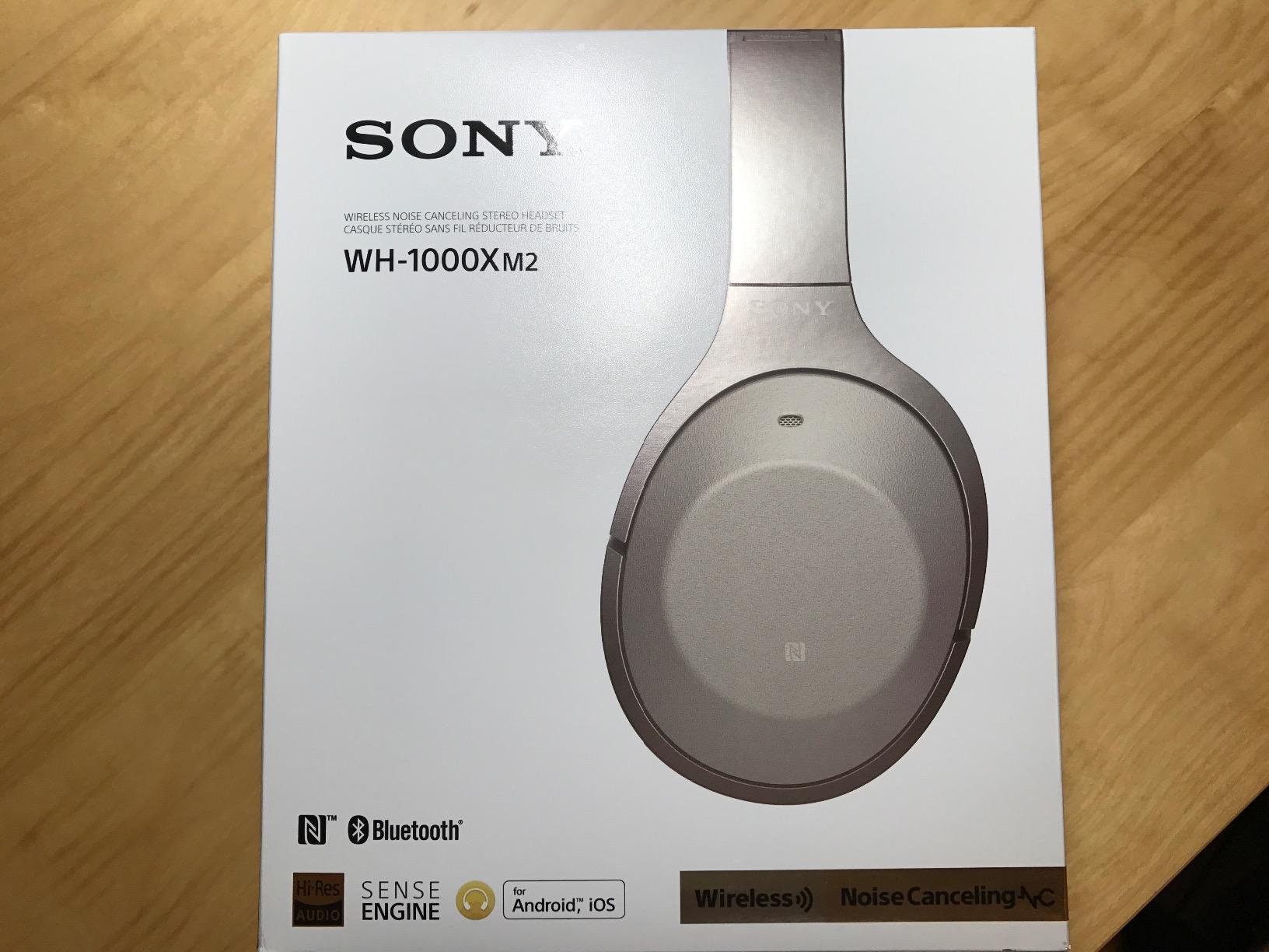 Sony Noise Cancelling Headphones WH1000XM2: Over Ear Wireless Bluetooth Headphones with Microphone - Hi Res Audio and Active Sound Cancellation - Black (2017 model) customer photo 2