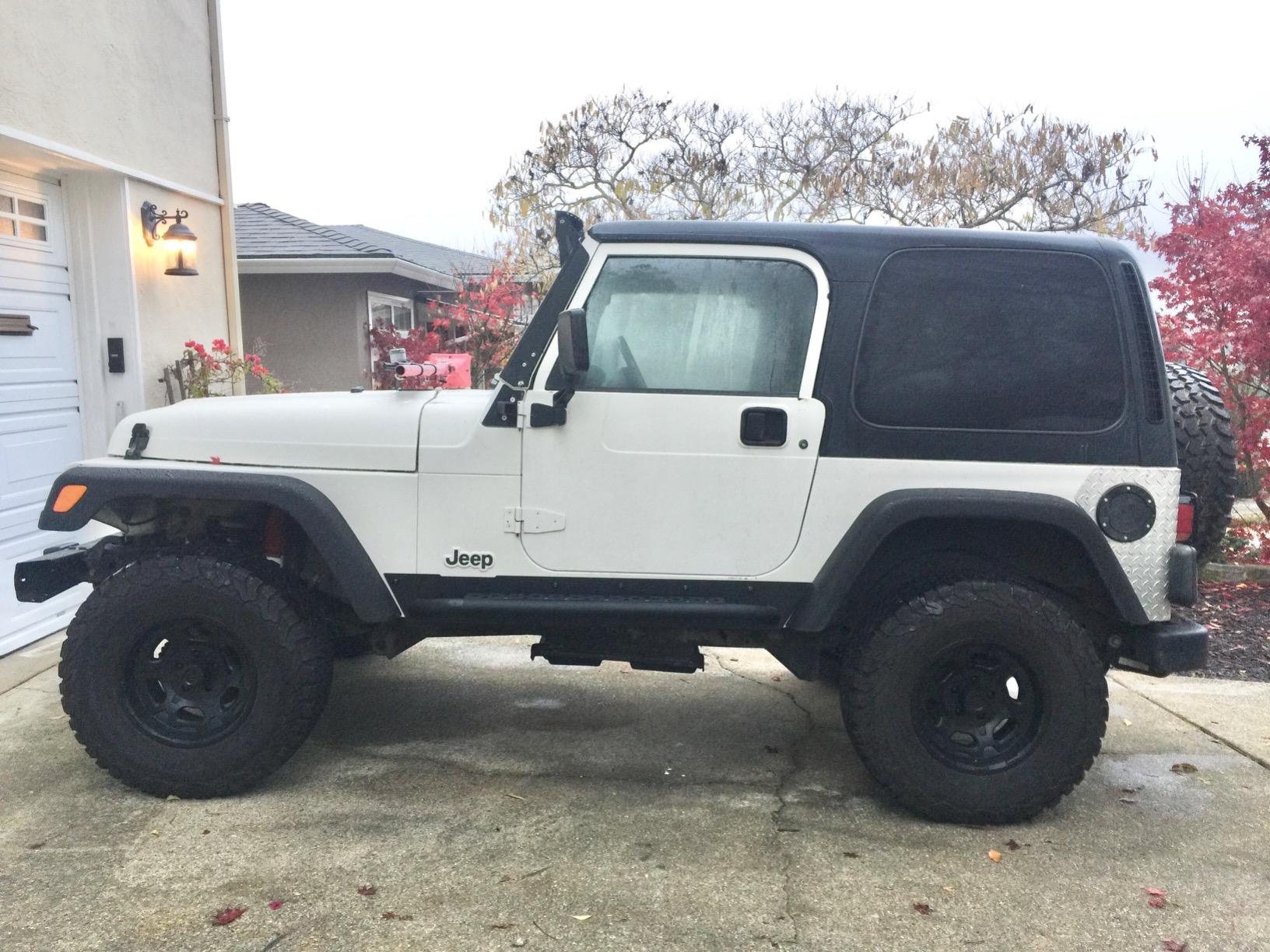 Hooke Road Wrangler TJ Rocker Panel Guards Running Board Side Armor Rock Sliders for 1997-2006 Jeep Wrangler TJ Side Step Nerf Bar customer photo 1