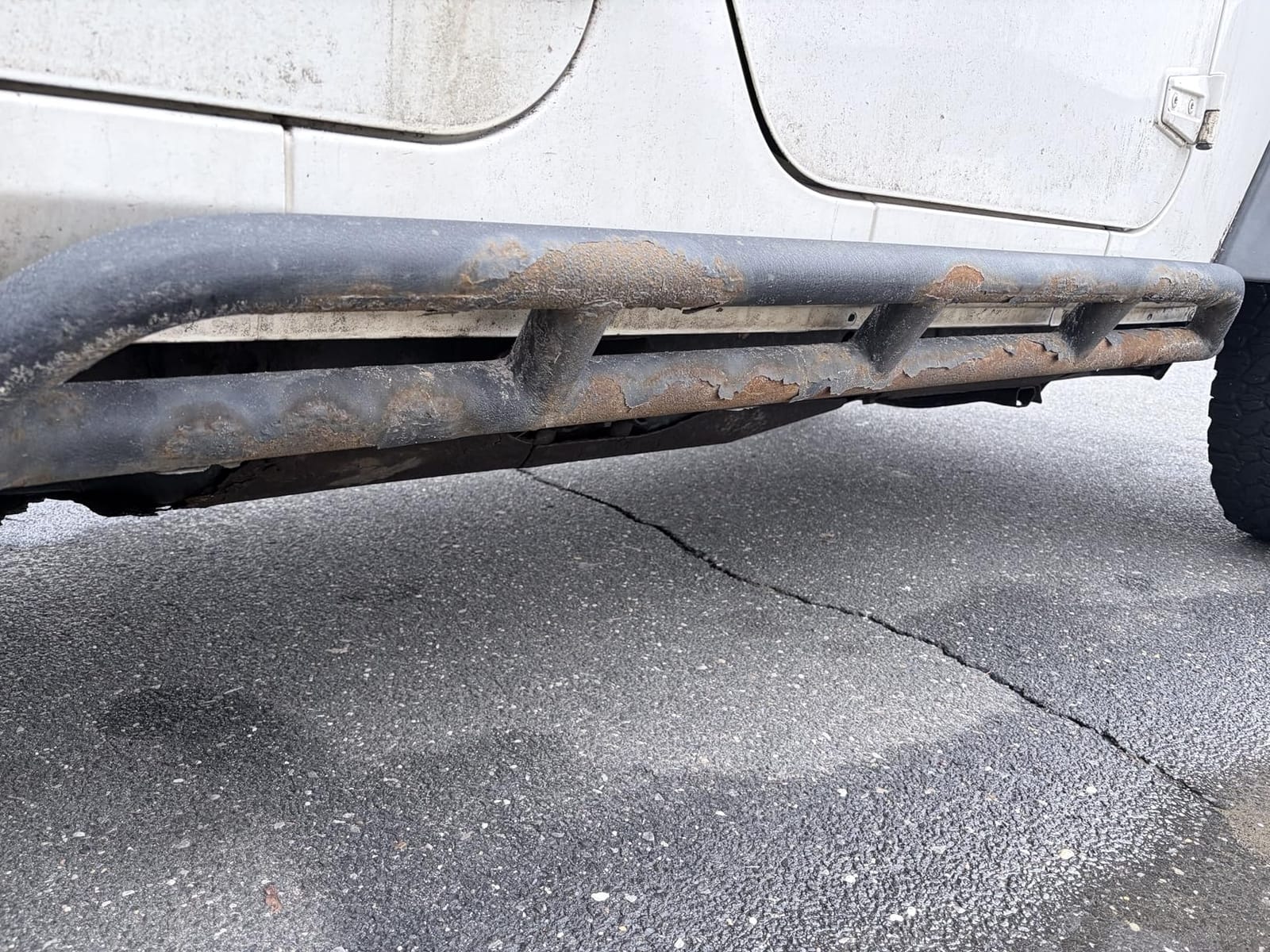 Hooke Road Wrangler JK Rock Slider Nerf Bars Running Boards for 2007-2018 Jeep Wrangler JK Unlimited 4 Door (Pair) customer photo 1
