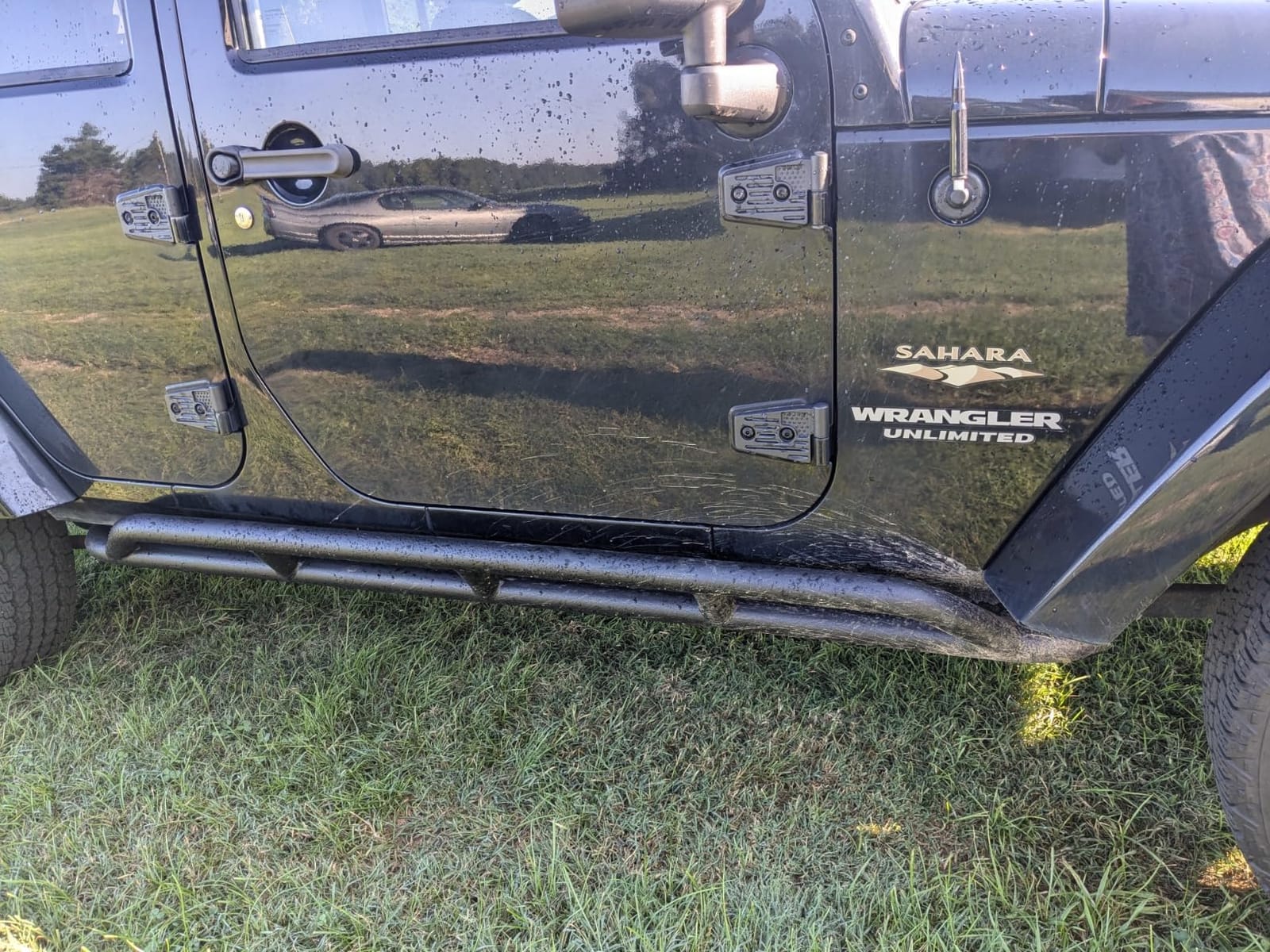 Hooke Road Wrangler JK Rock Slider Nerf Bars Running Boards for 2007-2018 Jeep Wrangler JK Unlimited 4 Door (Pair) customer photo 2