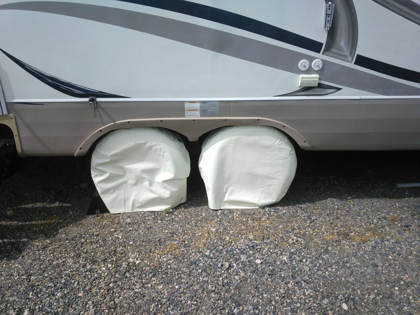 Explore Land Tire Covers 2 Pack Fit Tire Diameters 26-28.75 inch, Charcoal customer photo 1