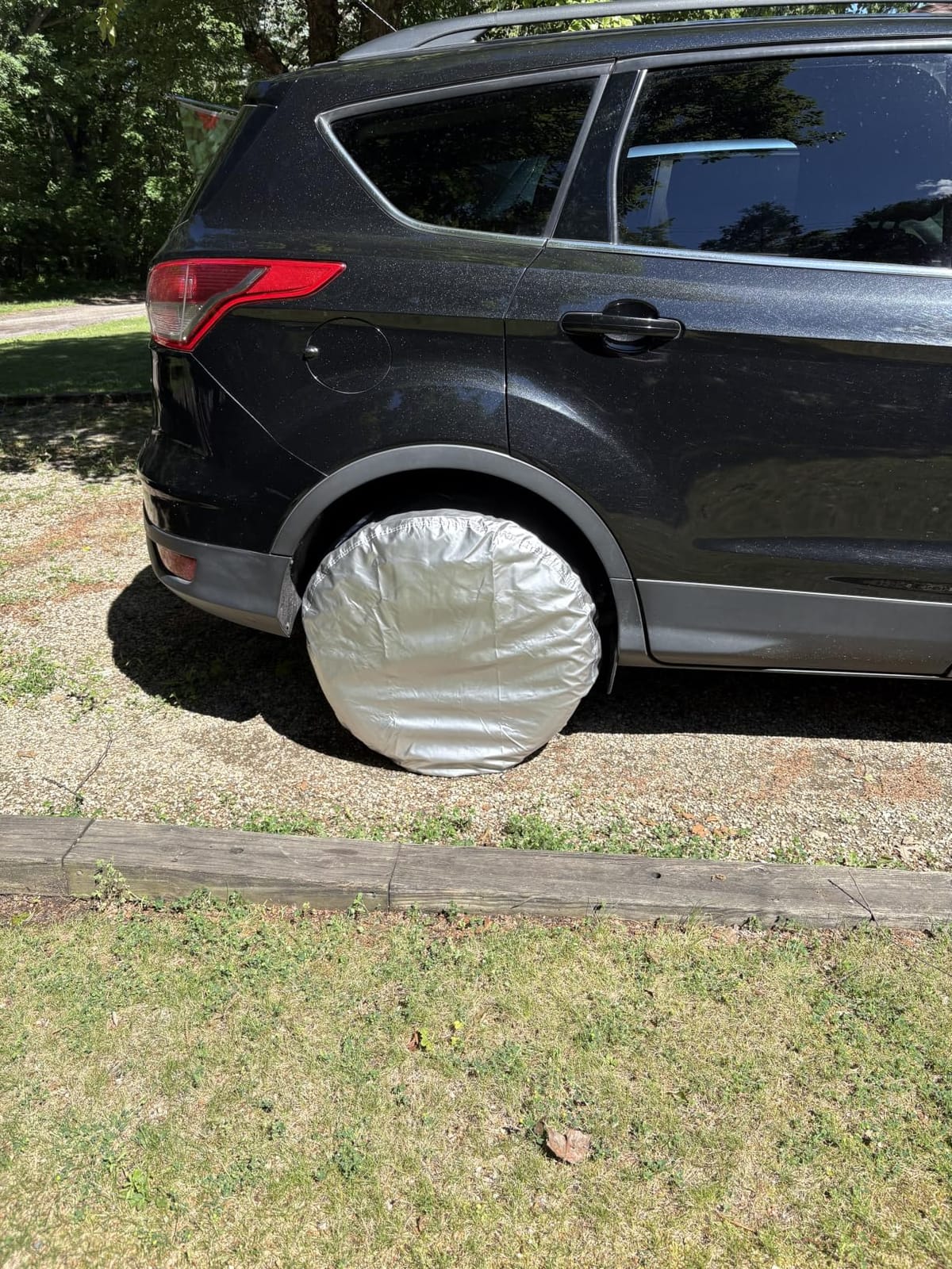 Explore Land Tire Covers 2 Pack Fit Tire Diameters 26-28.75 inch, Charcoal customer photo 2