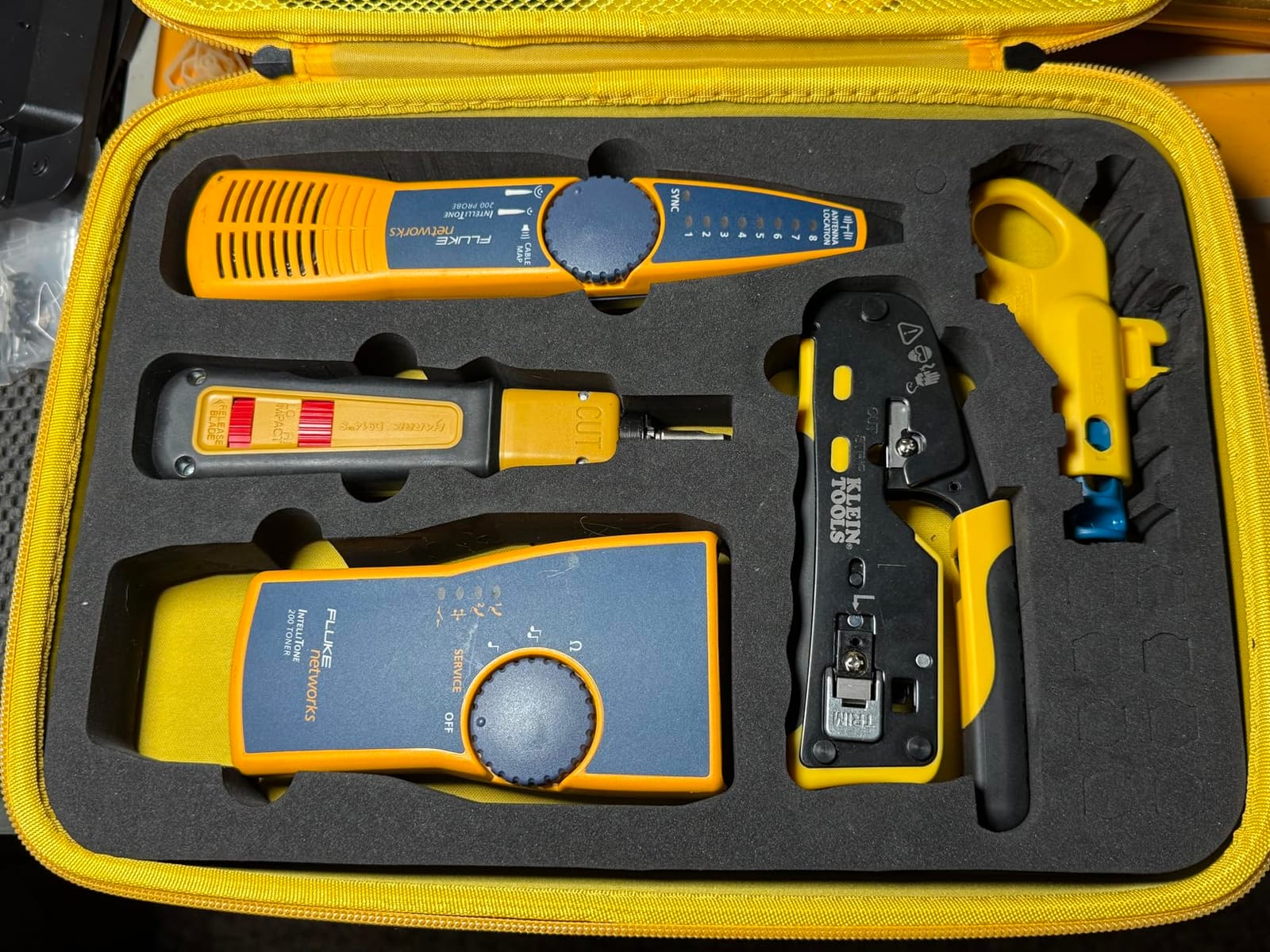 Klein Tools VDV226-110 Ratcheting Modular Data Cable Crimper / Wire Stripper / Wire Cutter for RJ11/RJ12 Standard, RJ45 Pass-Thru Connectors customer photo 2