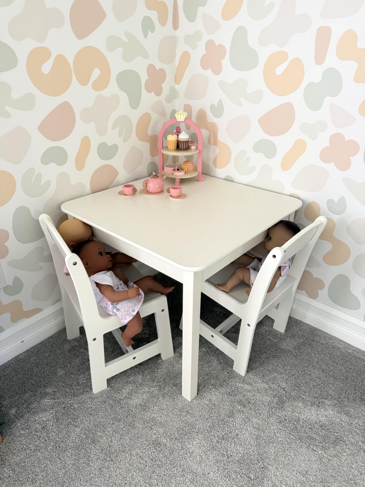 Delta Children MySize Table & 2 Chairs Set, Grey customer photo 2