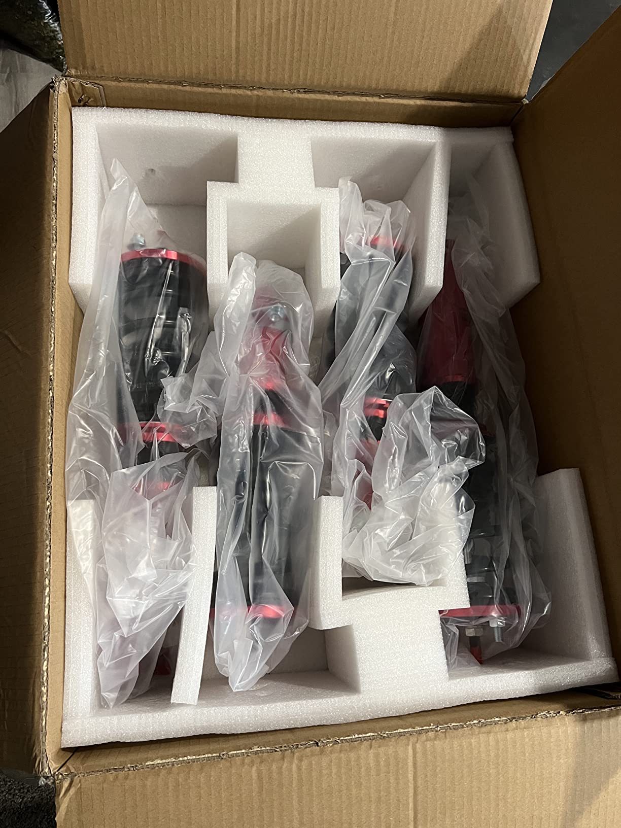 maXpeedingrods Coilover for Honda Civic 1988-2000, Red Damper Adjustable customer photo 2