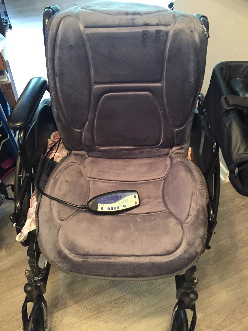Snailax Vibration Back Massager with Graphene Heat, Massage Seat Cushion customer photo 1