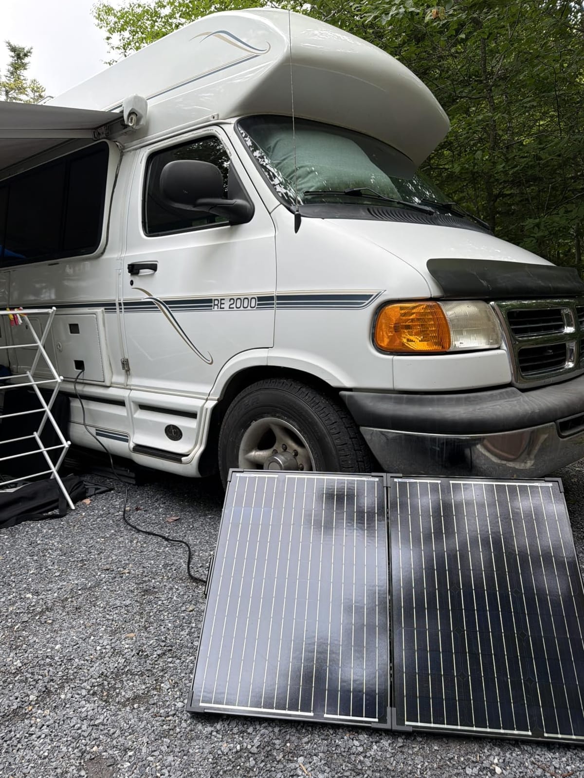 Renogy 100W Portable Solar Panel, 25% High Efficiency Solar Panel Kit with 20A Charger Controller for 12V Battery&Power Station, N-Type Foldable Solar Panels w/Tempered Glass for RV, Camping Off-Grid customer photo 1
