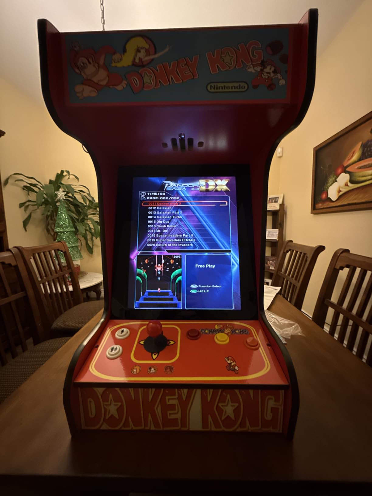 Doc and Pies Arcade Factory Classic Home Arcade Machine - Tabletop and Bartop - 412 Retro Games - Full Size LCD Screen, Buttons and Joystick (Red) customer photo 2