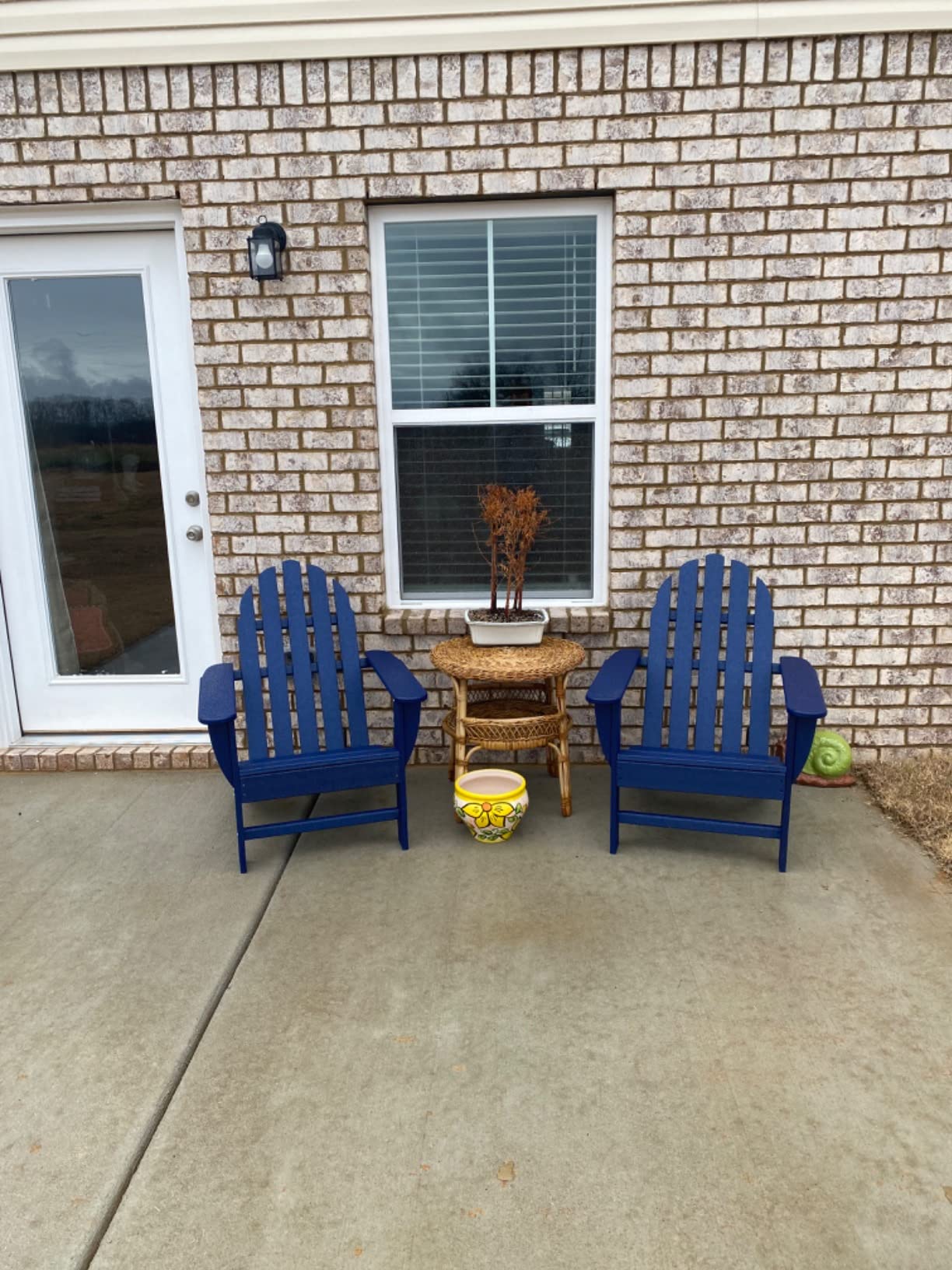 POLYWOOD AD4030BL Classic Outdoor Adirondack Chair, Black customer photo 2