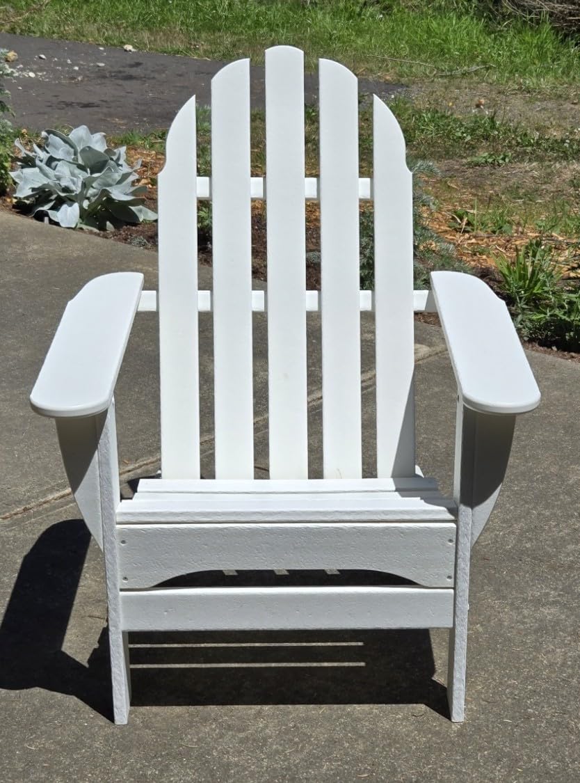 POLYWOOD AD4030TE Classic Outdoor Adirondack Chair, Teak customer photo 1