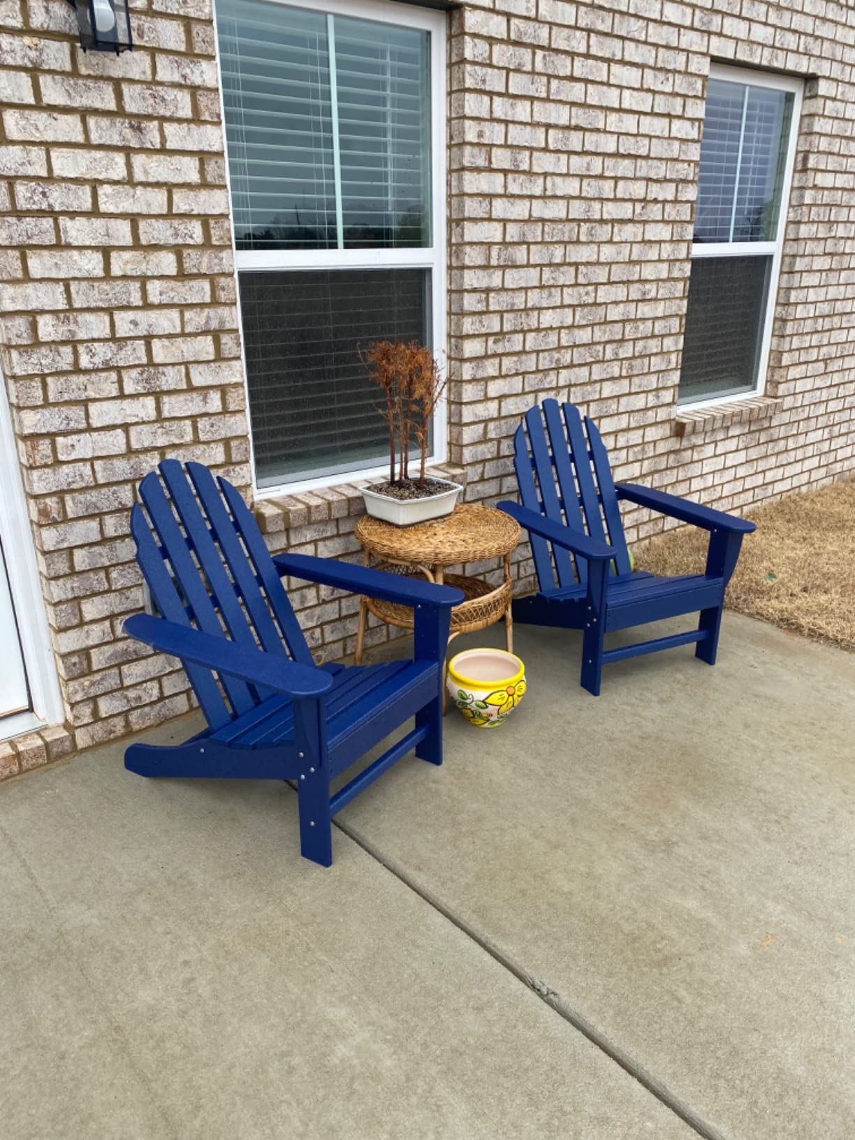 POLYWOOD AD4030TE Classic Outdoor Adirondack Chair, Teak customer photo 2