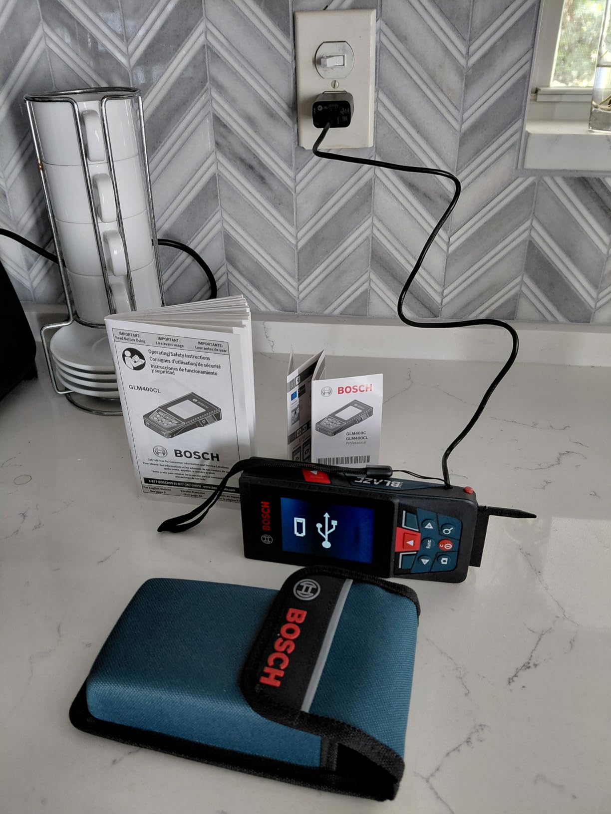 BOSCH PRO GLM400CL Blaze Outdoor 400 Ft. Connected Laser Measure customer photo 2