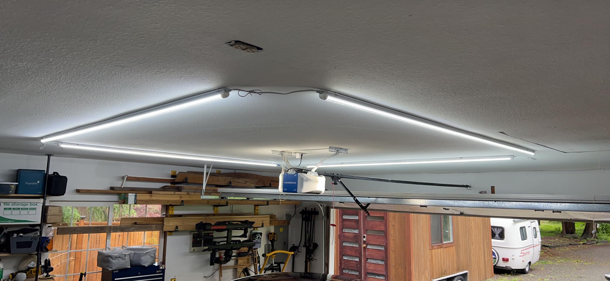 SHOPLED 8FT Led Shop Light 100W 15000LM 6500K Linkable Shop Light customer photo 1