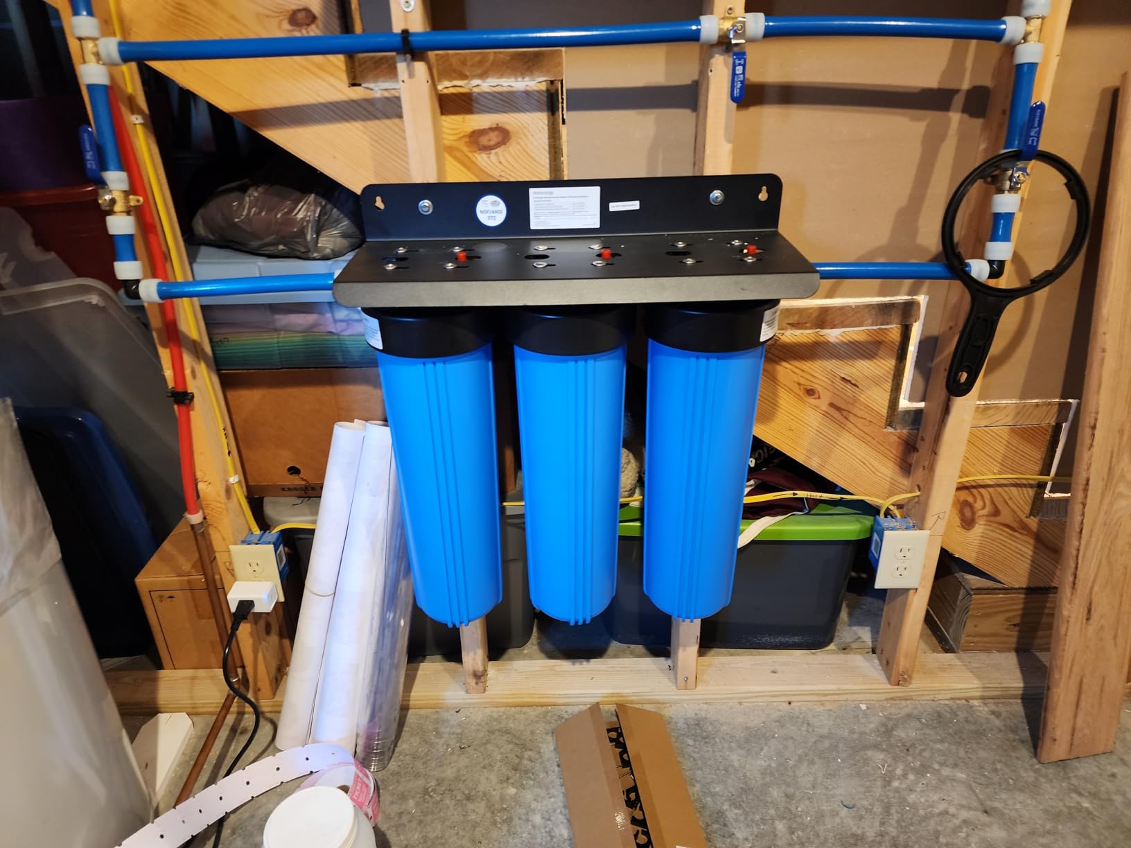 Waterdrop WHF3T-PG 3-Stage Whole House Water Filter System, 5 Micron customer photo 2