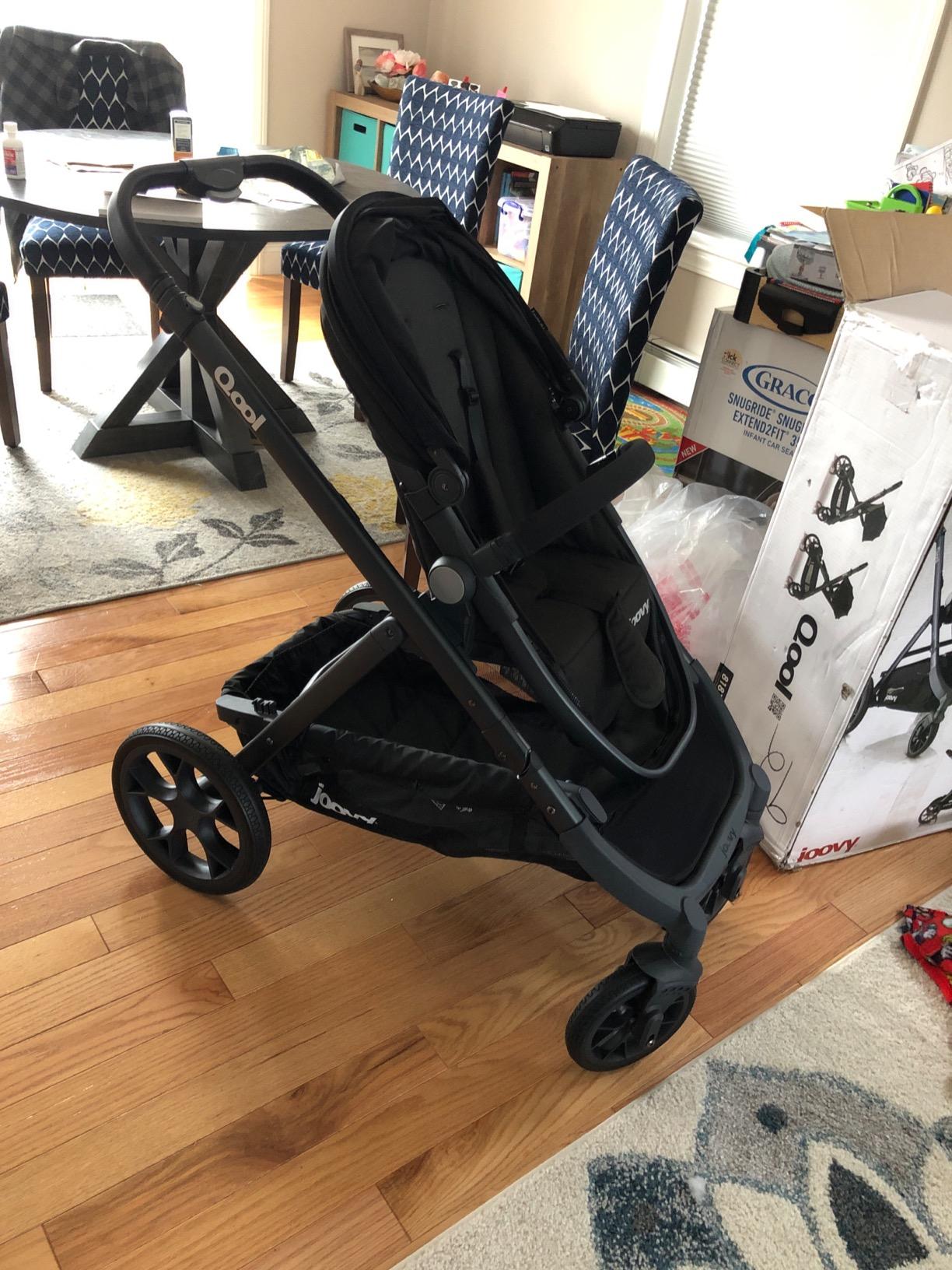 Joovy Qool Stroller, Customizable Stroller, Single, Double, Triple, Grey Melange customer photo 2
