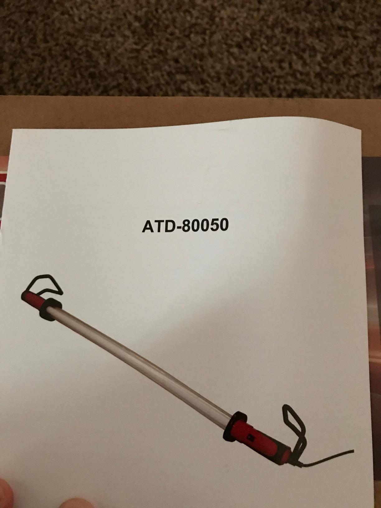 ATD Tools 80050A LED Under Hood Light (1500L) , White customer photo 1