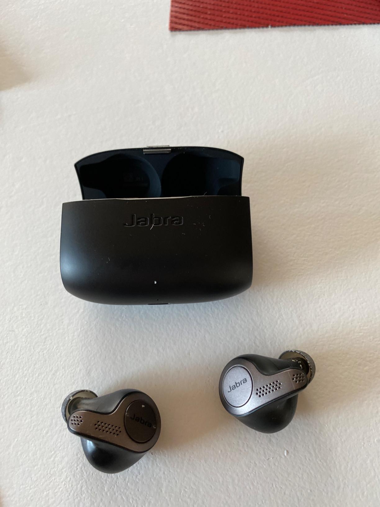 Jabra Elite 65t Alexa Enabled True Wireless Earbuds with Charging Case IP55 rated - Titanium Black (Renewed) customer photo 1