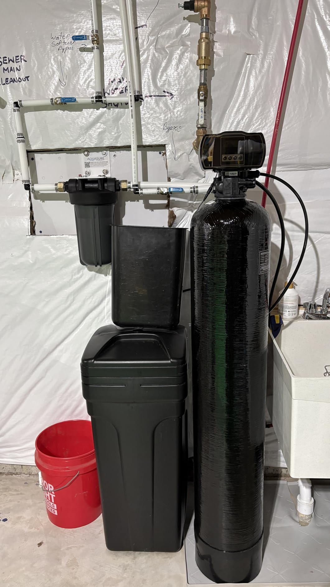 Aquasure Harmony Series 48,000 Grains Whole House Water Softener w/High Efficiency Digital Metered Control Head (48,000 Grains) customer photo 1