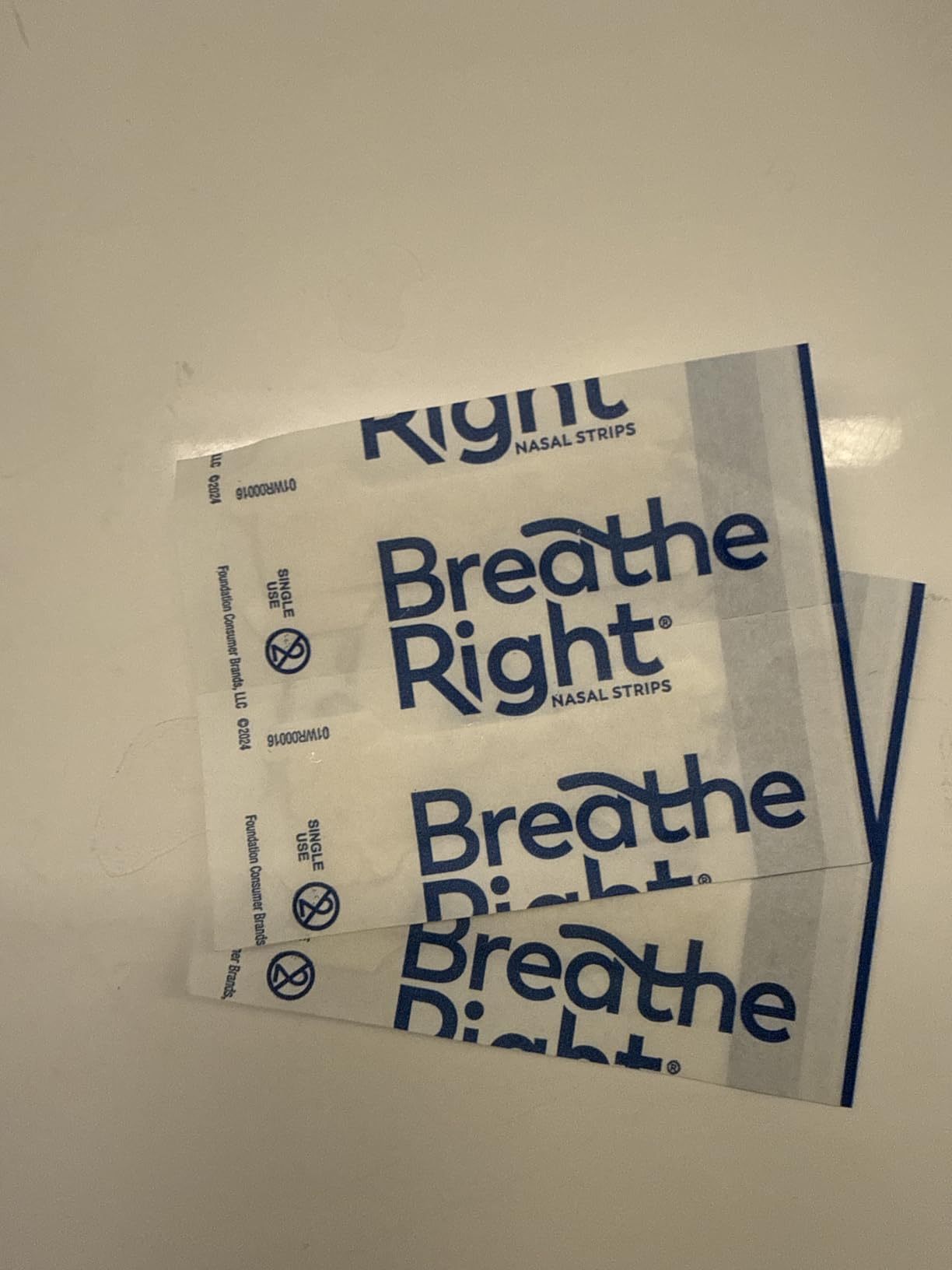 Breathe Right Nasal Strips, Extra Strength, Nasal Congestion, Clear, 44ct | Opens nose and increases nasal airflow, helps relieve nasal congestion for better breathing, drug-free, use anytime, anywhere customer photo 1