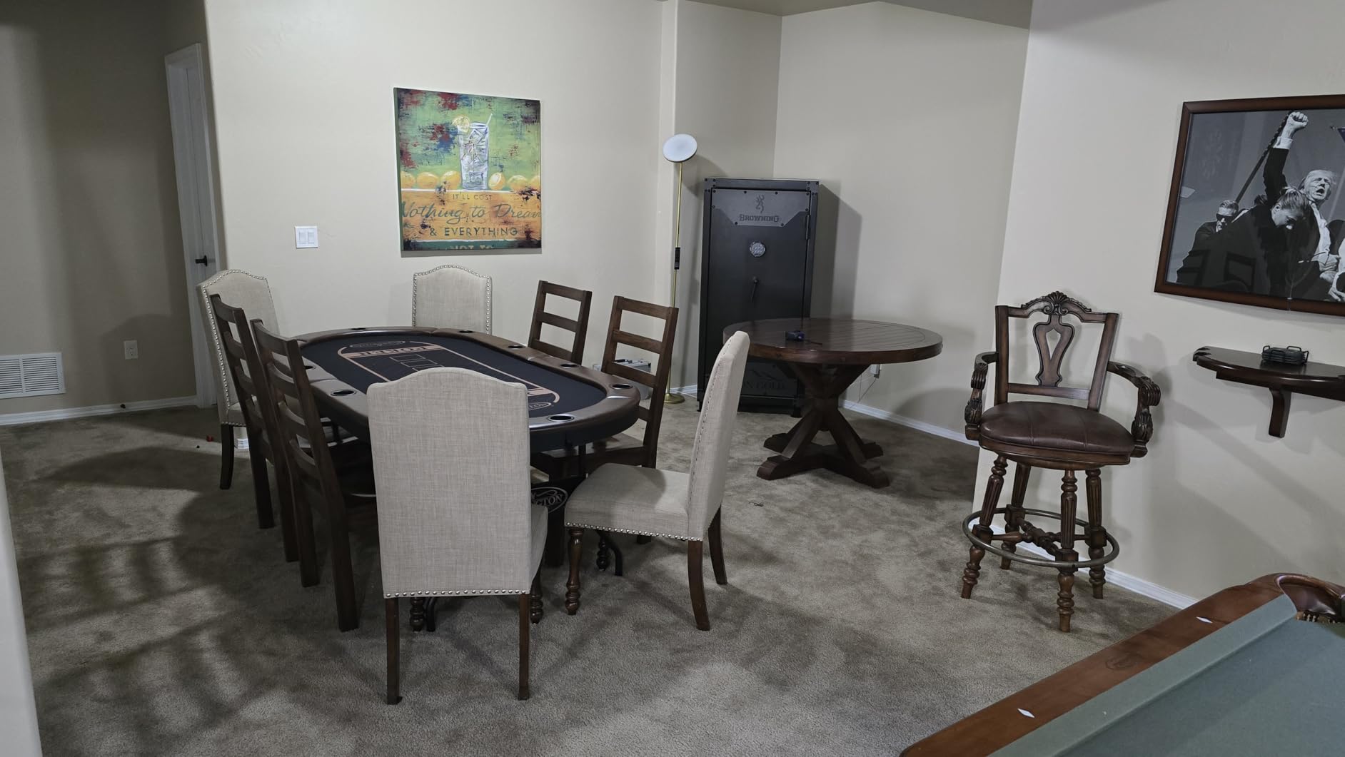 Barrington Folding Poker Table for up to 10 Players customer photo 2