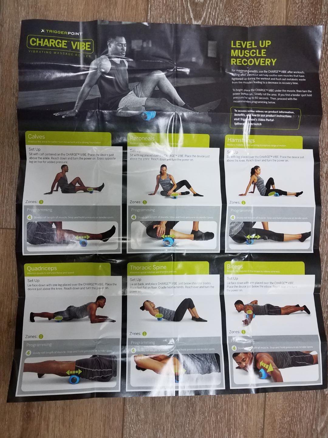 Trigger Point Performance TriggerPoint CHARGE VIBE Three-Speed Ridged Vibrating Portable Foam Roller customer photo 2