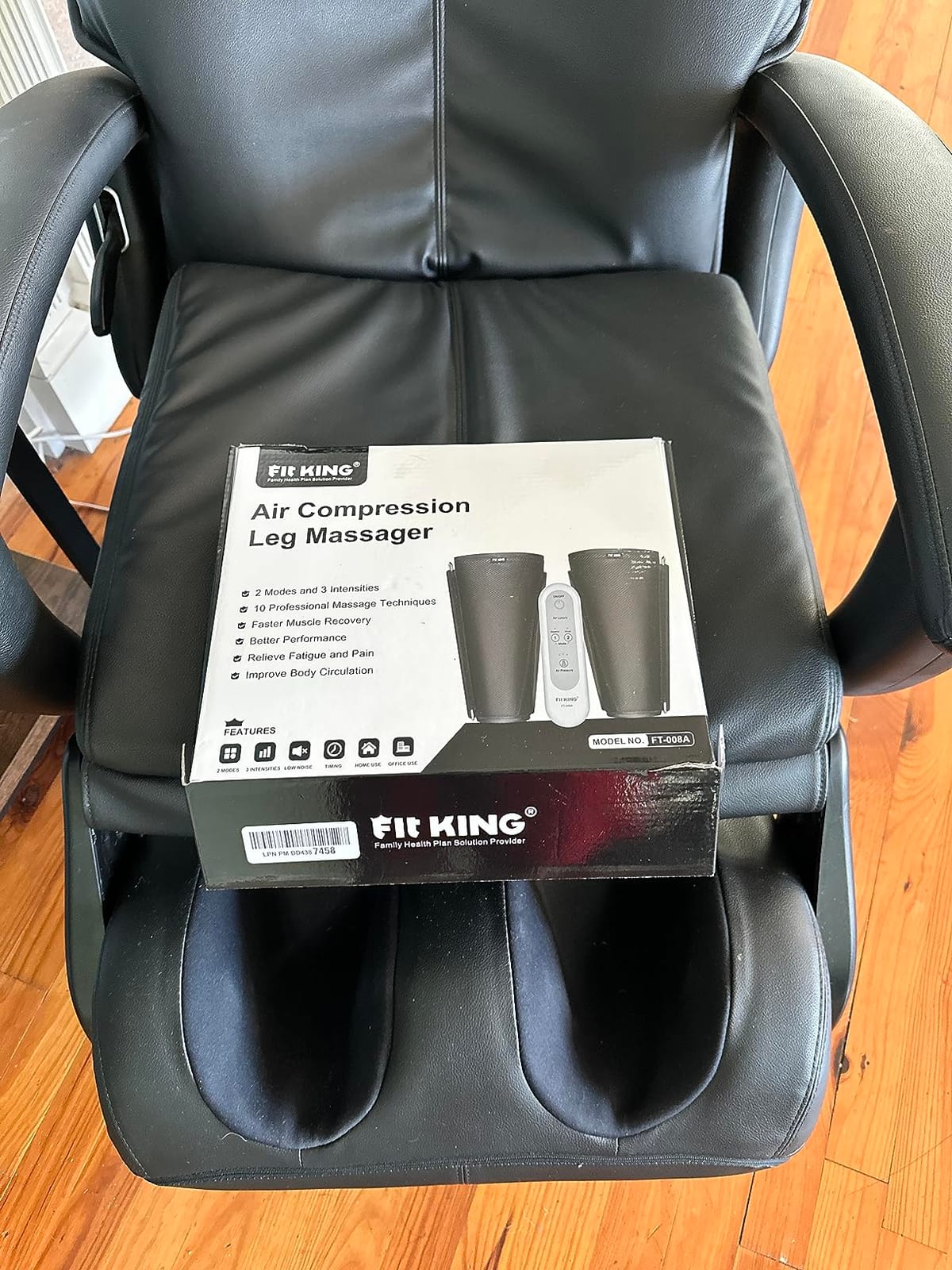 FIT KING Calf Massager, Sequential Air Compression Leg Massager customer photo 1