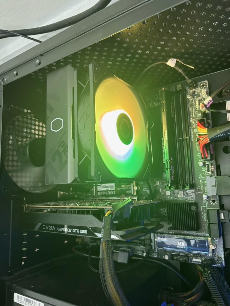 Cooler Master Hyper 212 PRO ARGB CPU Air Cooler, 4 Heat Pipes, PWM Fan customer photo 1