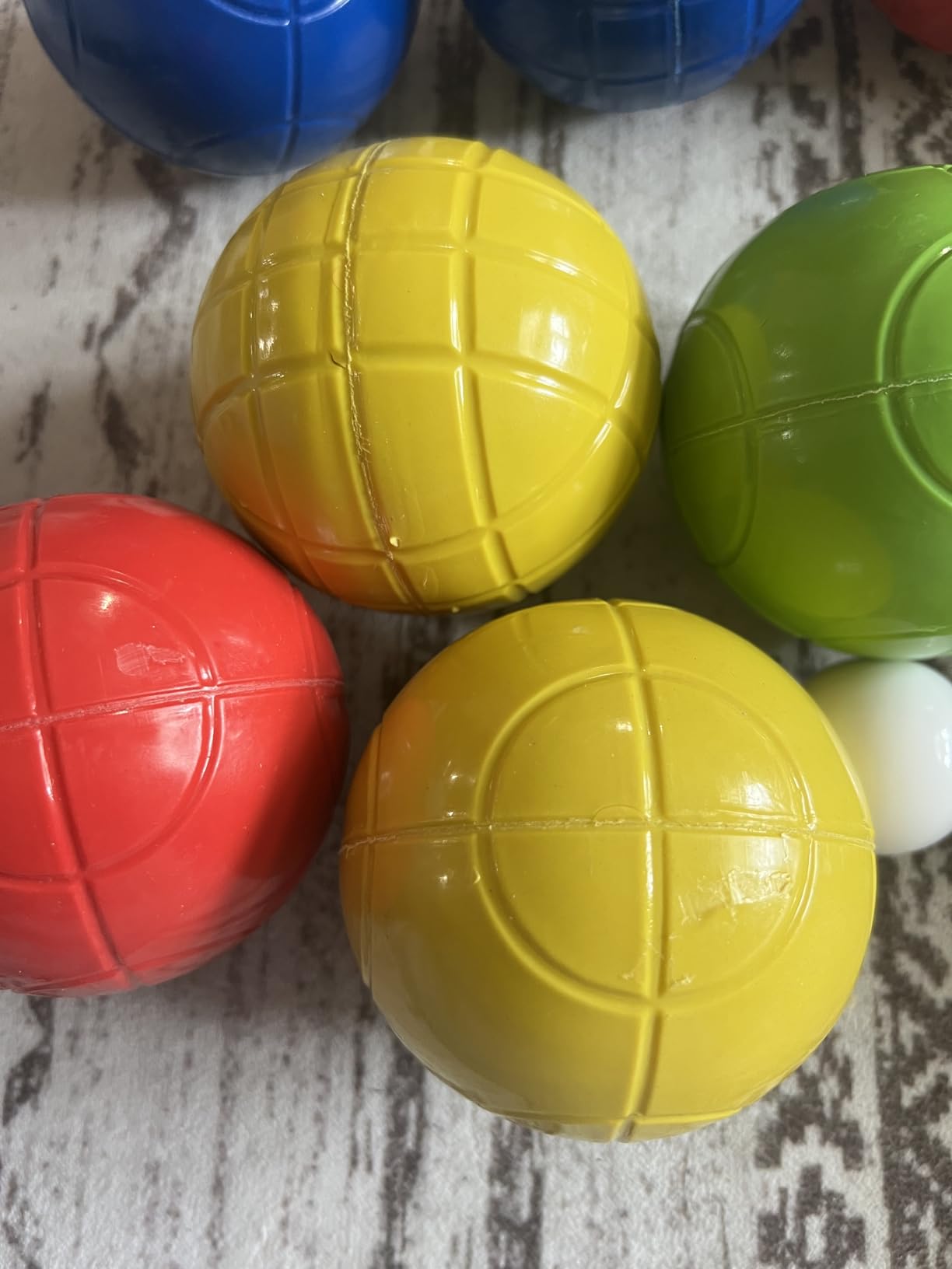 Franklin Sports Bocce Ball Set — 8 All Weather Bocce Balls and 1 Pallino — Beach, Backyard Lawn or Outdoor Party Game — Professional, American, and Starter Set Options customer photo 1