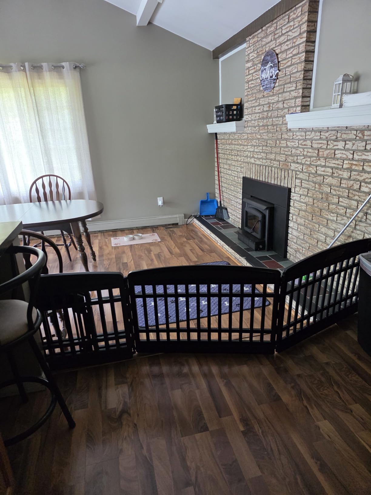 IRIS USA 4-Panel Dog Playpen, Pet Enclosure, Black customer photo 2